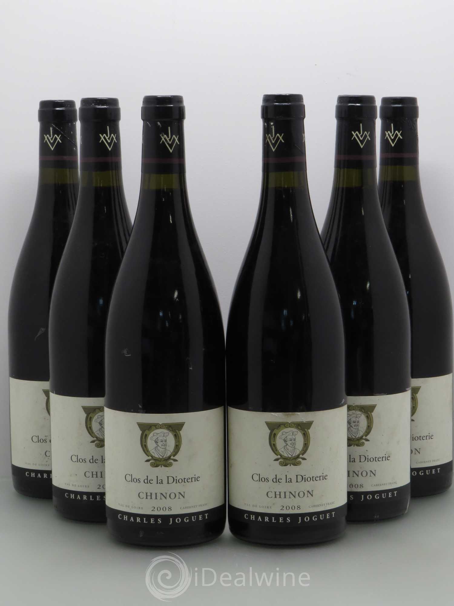 Chinon Clos de La Dioterie Charles Joguet 2008 - Lot de 6 bouteilles - 0