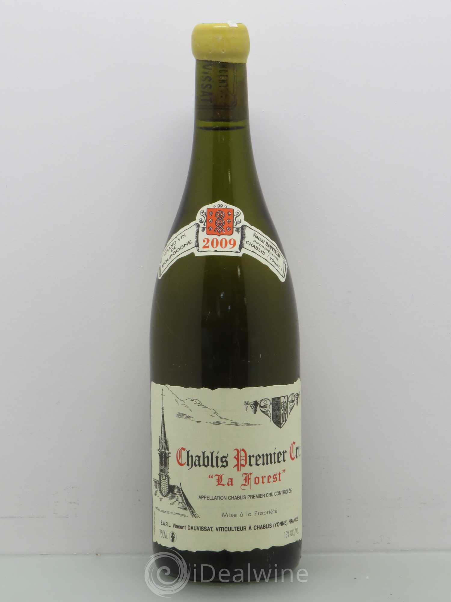 Chablis 1er Cru La Forest Vincent Dauvissat (Domaine) 2009 - Lot de 1 bouteille - 0