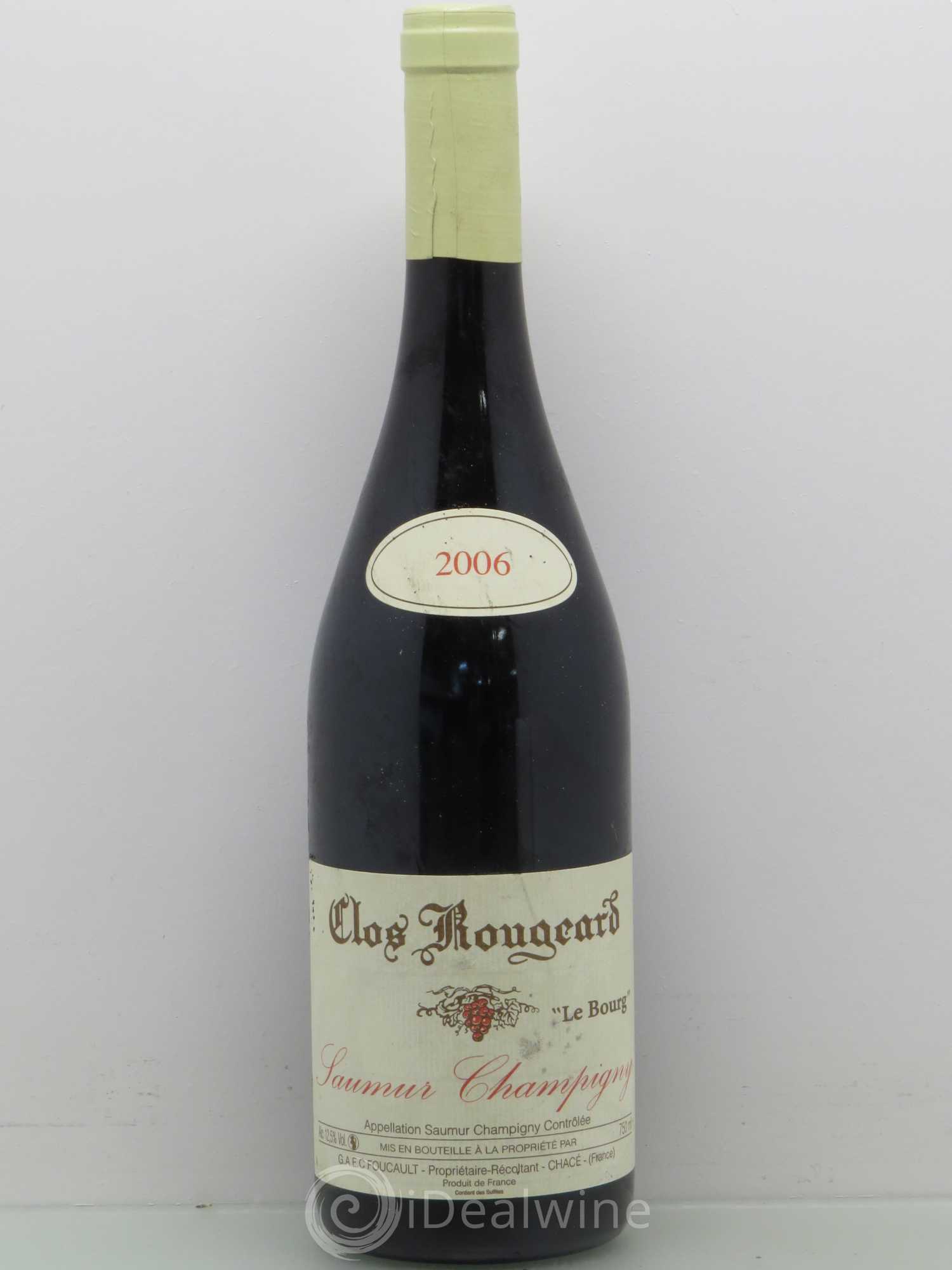 Saumur-Champigny Le Bourg Clos Rougeard 2006 - Lot de 1 bouteille - 0