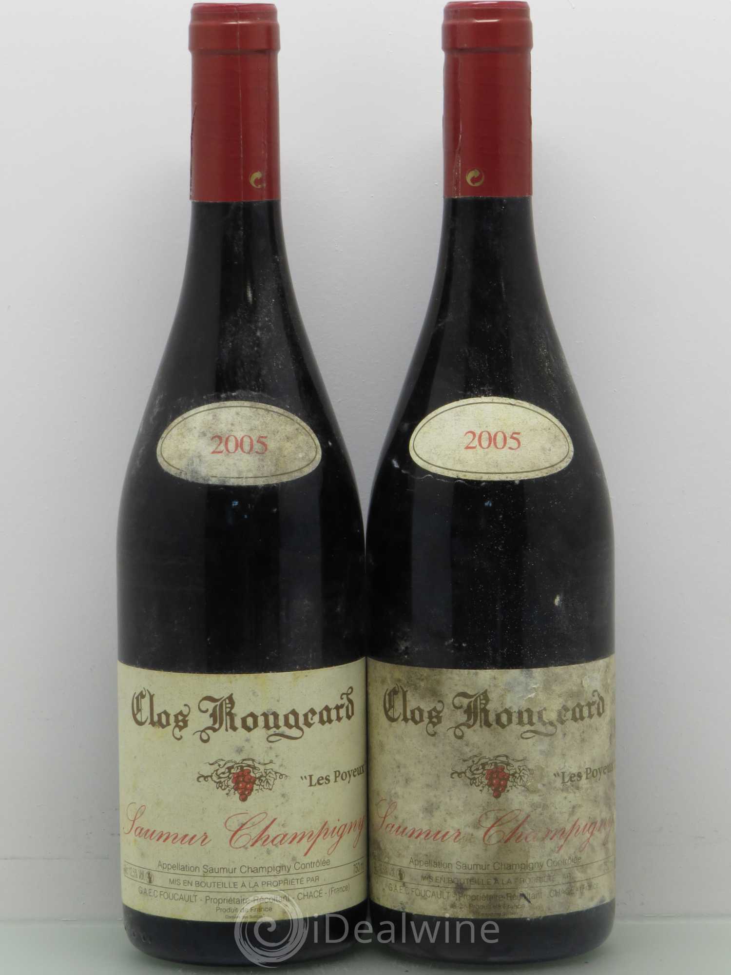 Saumur-Champigny Les Poyeux Clos Rougeard 2005 - Lot de 2 bouteilles - 0