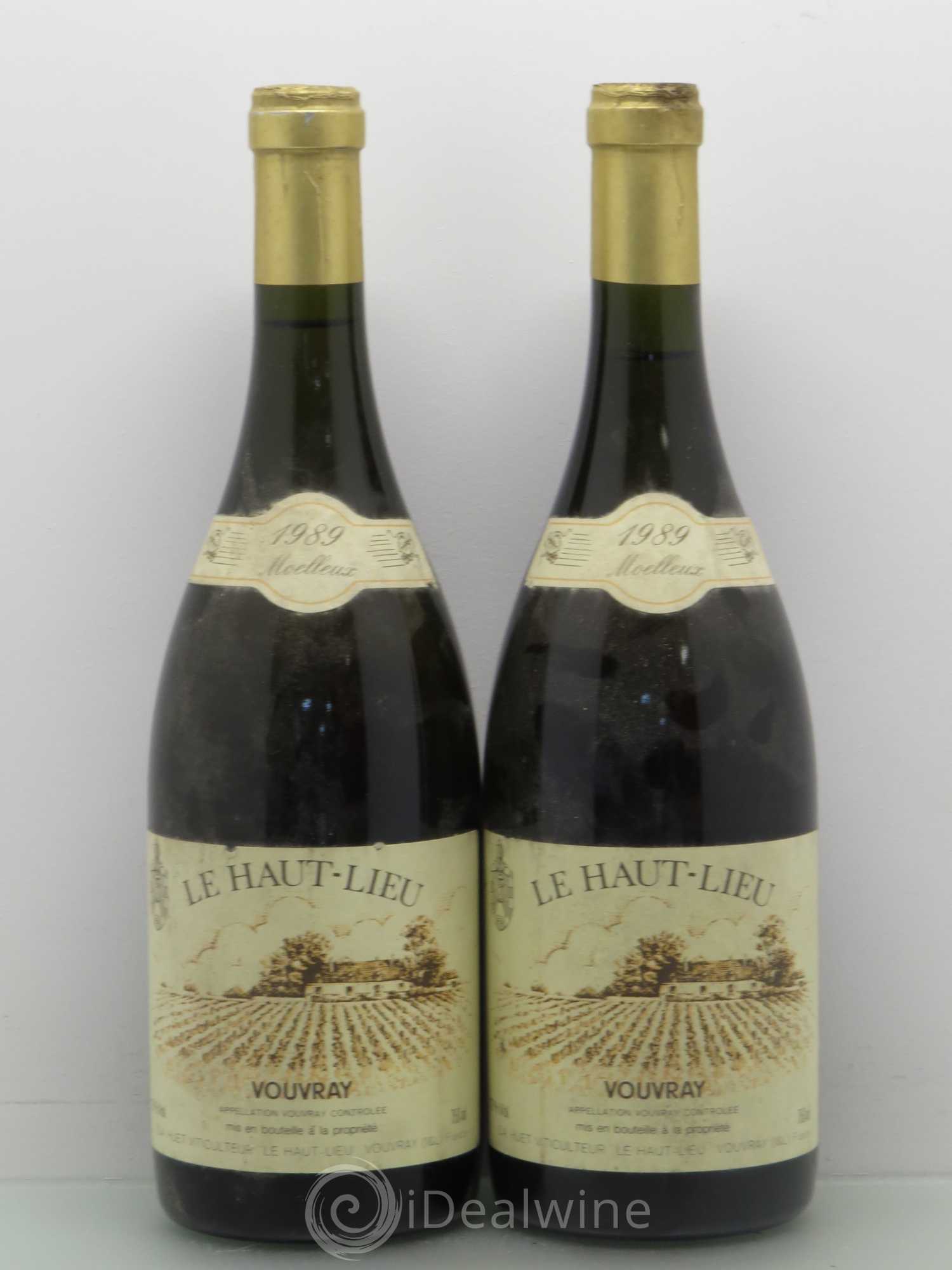 Vouvray Le Haut-Lieu Moelleux Domaine Huet 1989 - Lotto di 2 bottiglie - 0