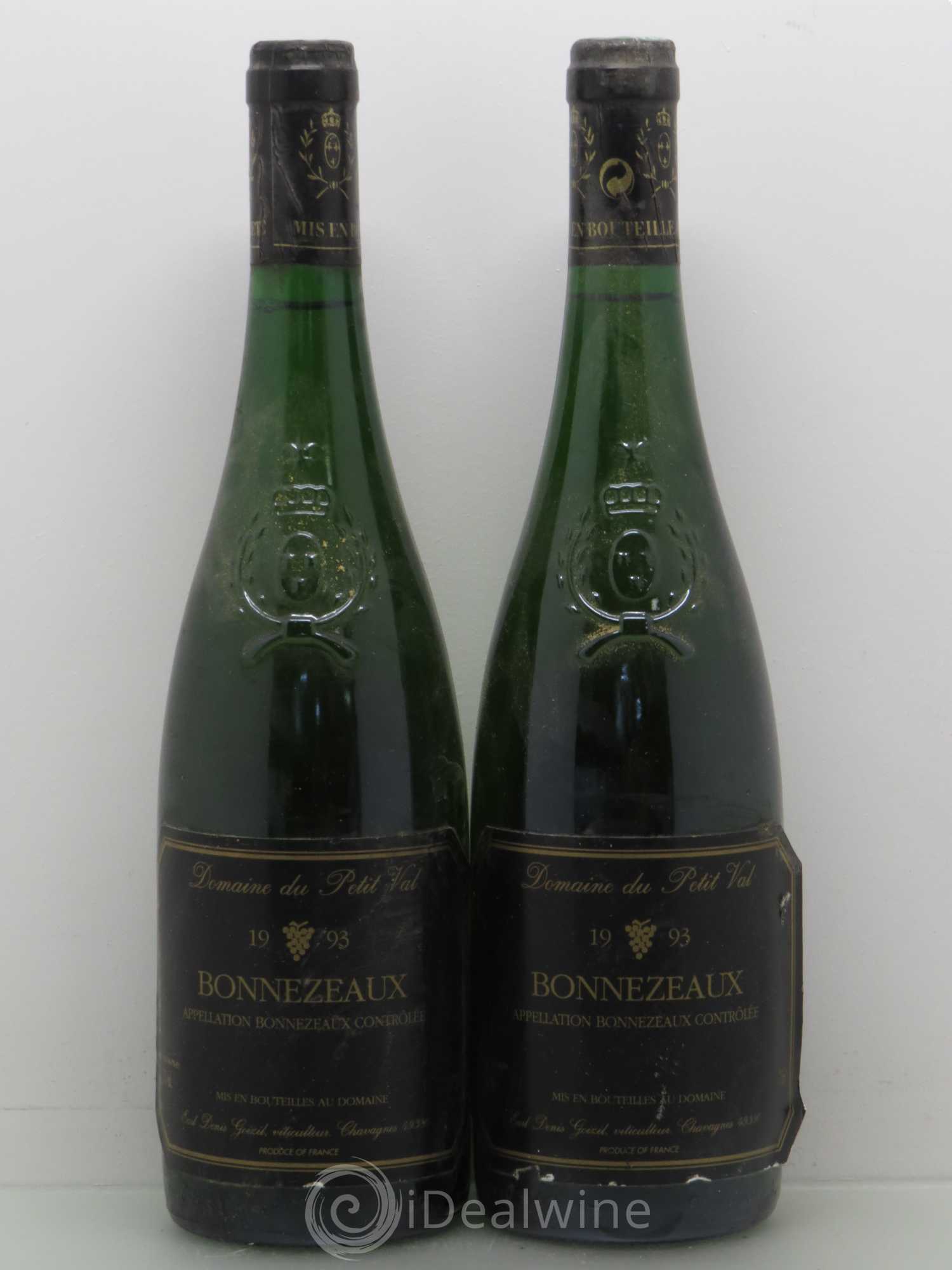 Bonnezeaux Goizil 1993 - Lotto di 2 bottiglie - 0