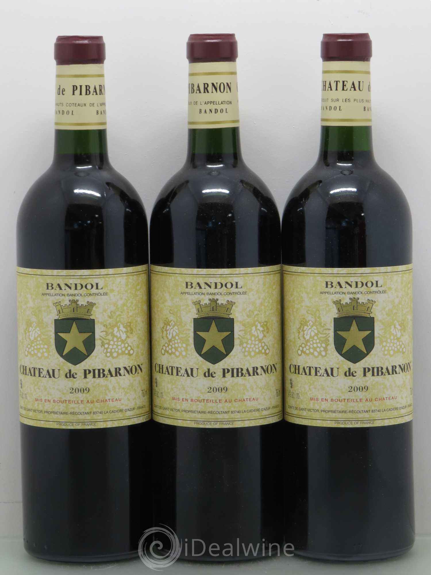 Bandol Château de Pibarnon Comte de Saint-Victor 2009 - Lot de 6 bouteilles - 2
