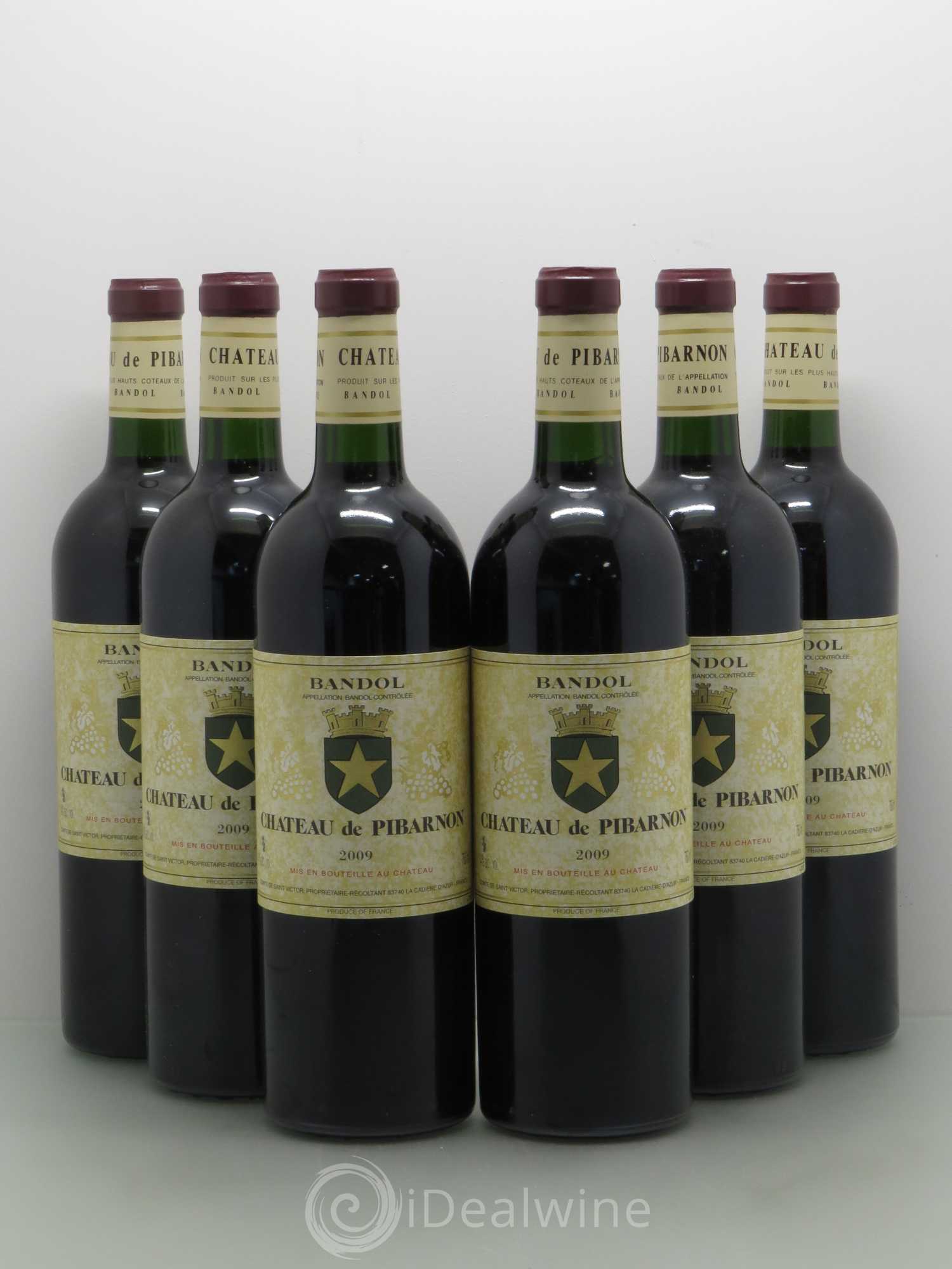 Bandol Château de Pibarnon Comte de Saint-Victor 2009 - Lot de 6 bouteilles - 0