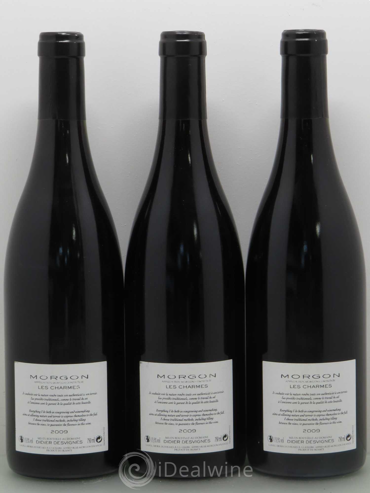 Morgon Didier Desvignes Les Charmes 2009 - Posten von 6 Flaschen - 4