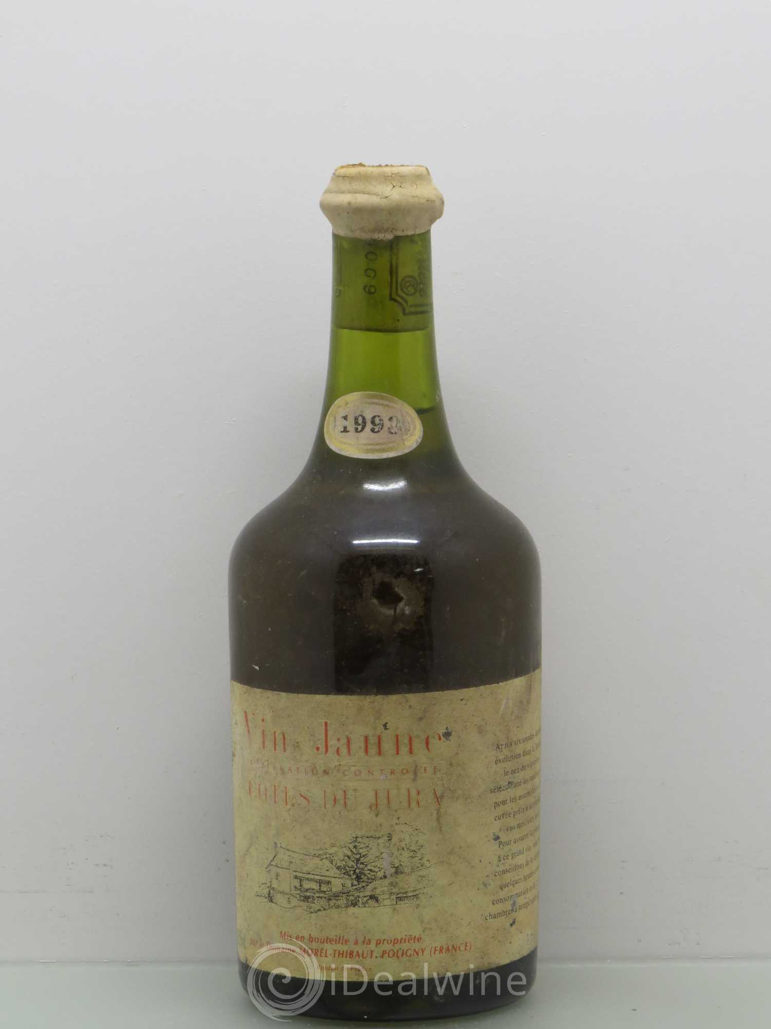Arbois Vin Jaune Thibaut Morel 1993 - Lot de 1 bouteille - 0