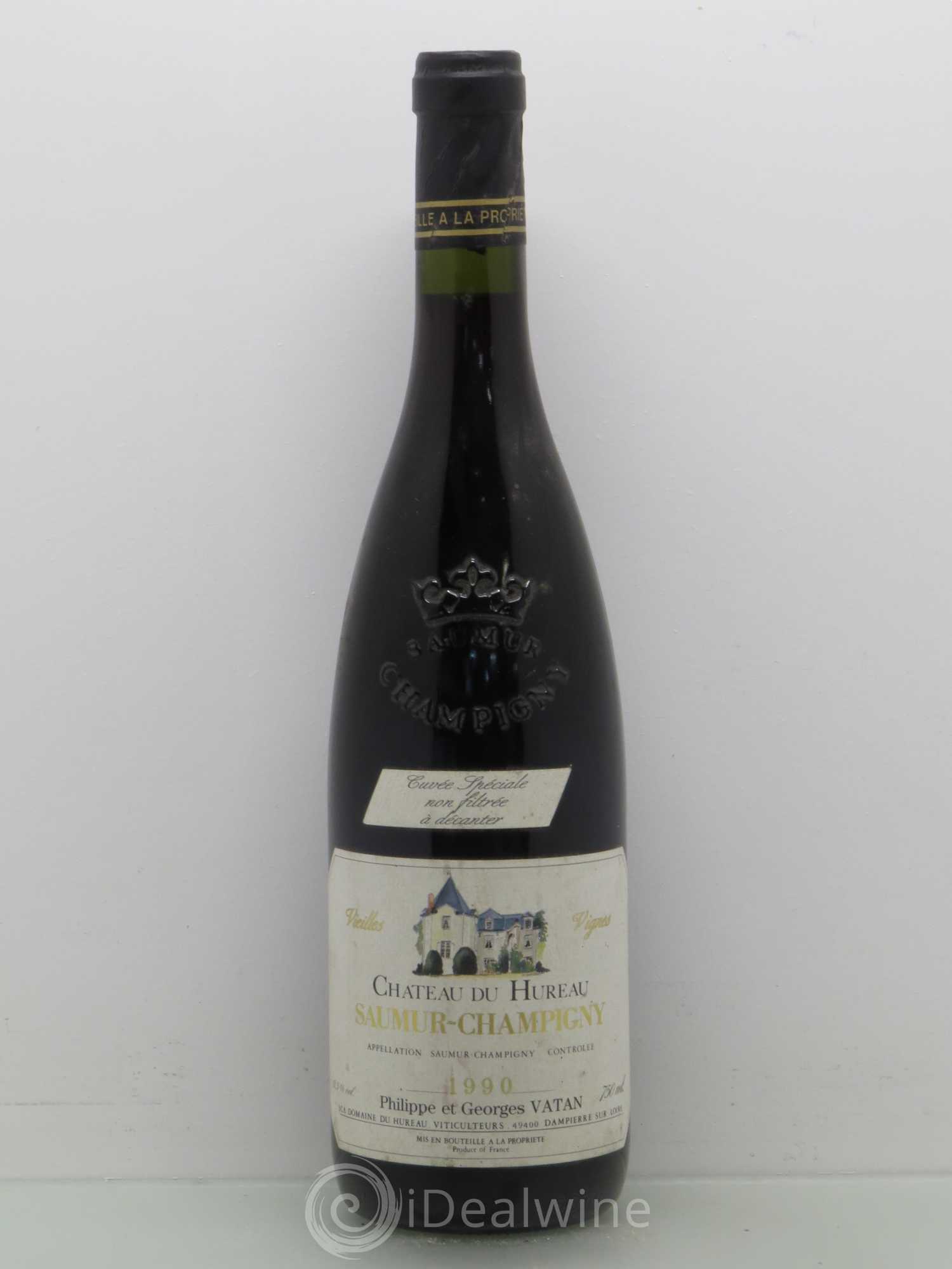 Saumur-Champigny Cuvee Spéciale Vieilles Vignes Château du Hureau 1990 - Posten von 1 Flasche - 0