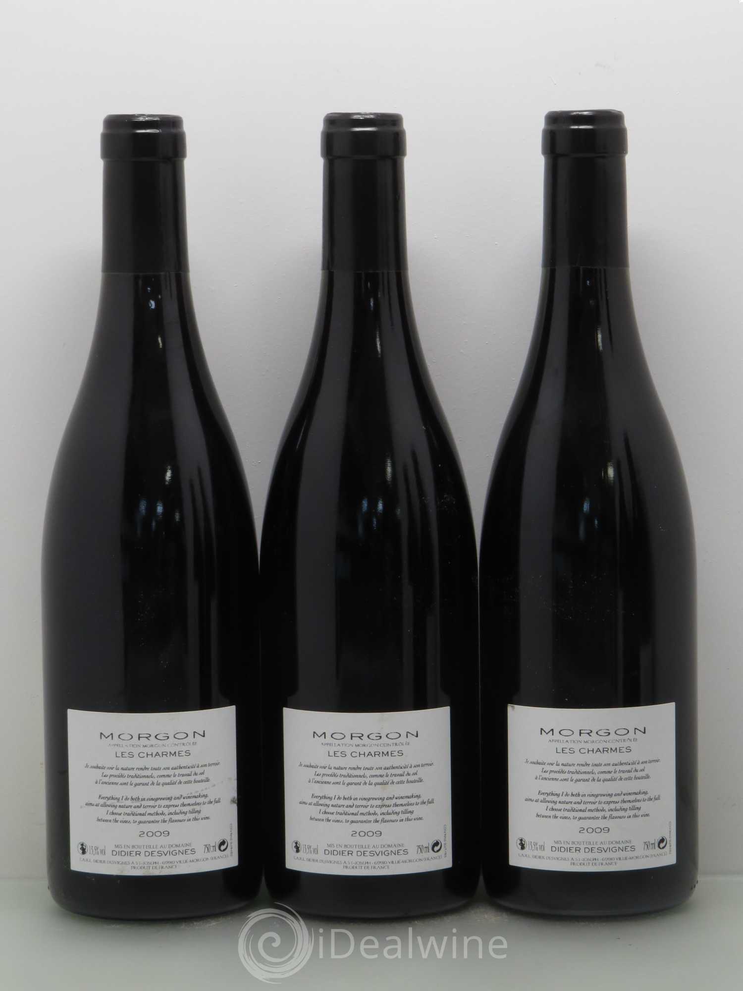 Morgon Didier Desvignes Les Charmes 2009 - Posten von 5 Flaschen - 2