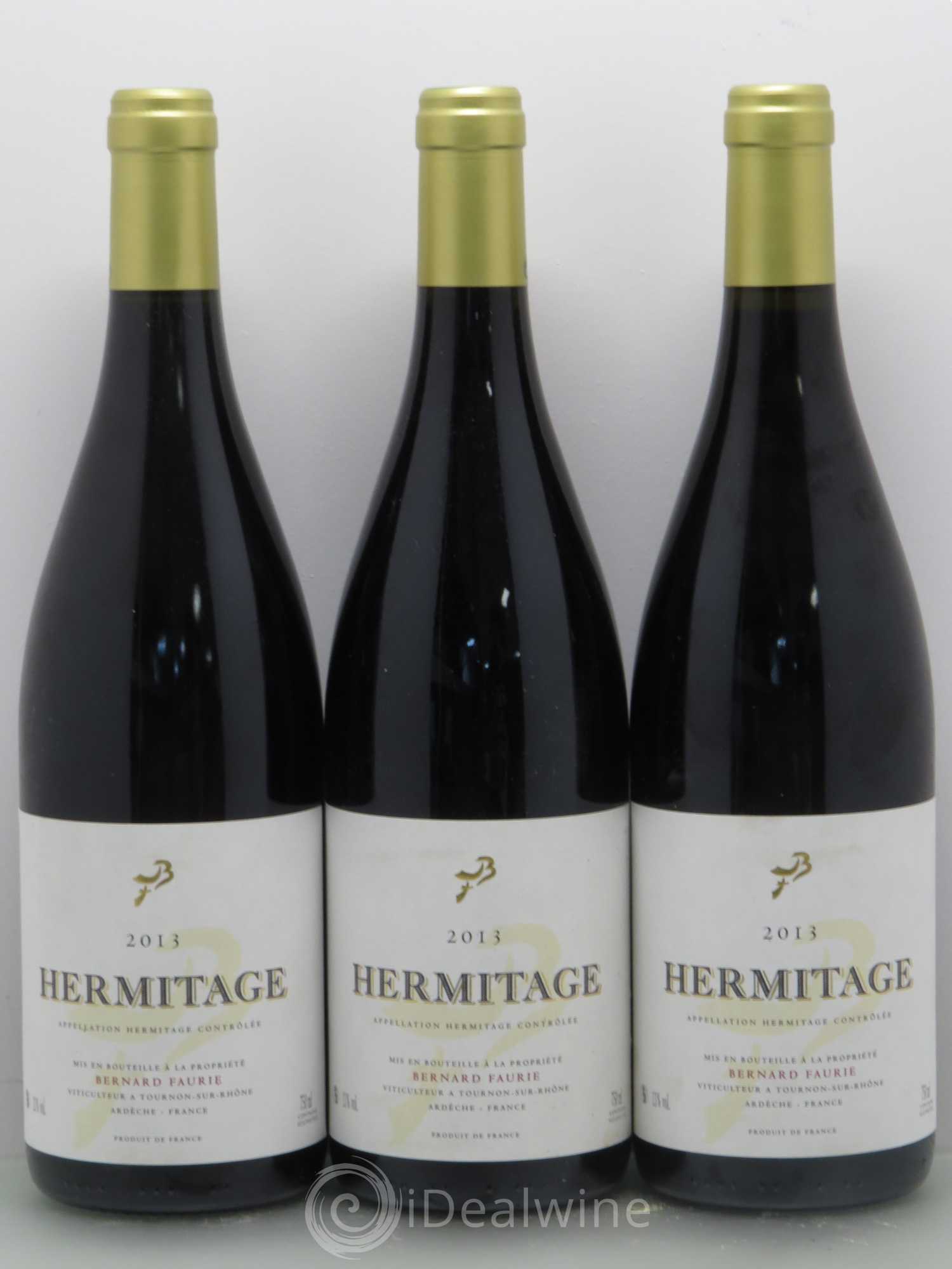 Hermitage Faurie Bessard Meal 2013 - Posten von 3 Flaschen - 0