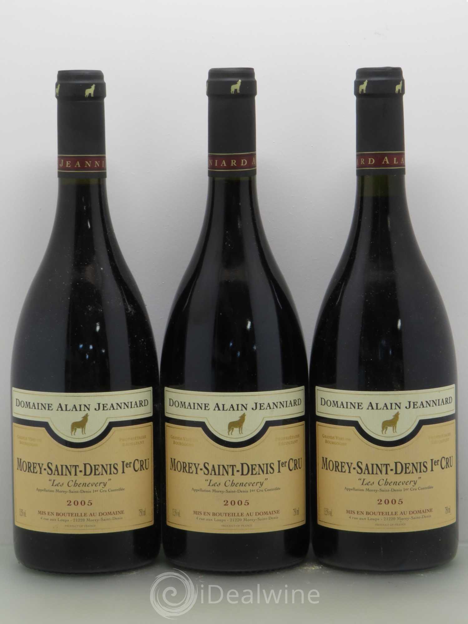 Morey-Saint-Denis 1er Cru Jeanniard Les Chenevery 2005 - Posten von 5 Flaschen - 1