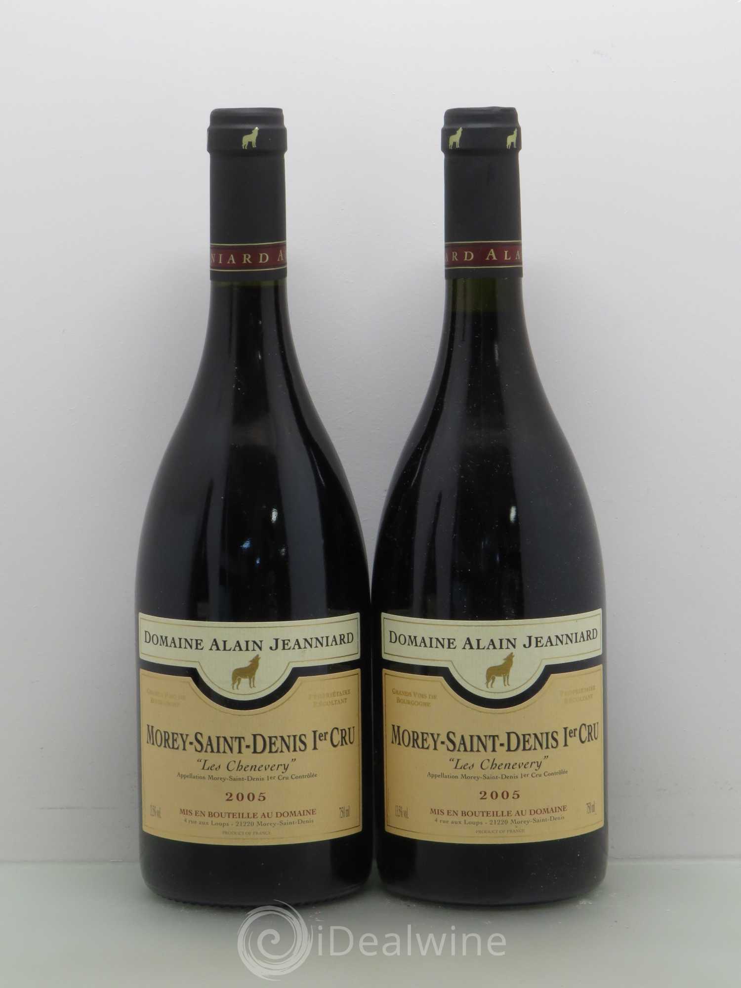 Morey-Saint-Denis 1er Cru Jeanniard Les Chenevery 2005 - Posten von 5 Flaschen - 2