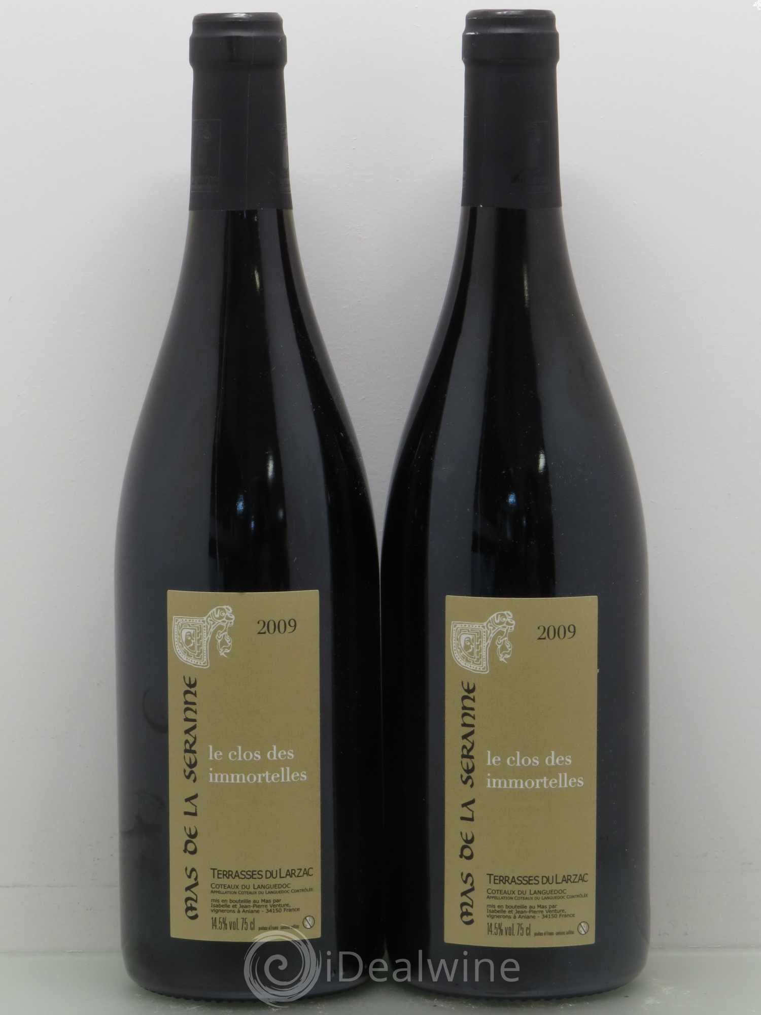 Languedoc Mas de la Seranne Clos des Immortelles 2009 - Posten von 2 Flaschen - 0