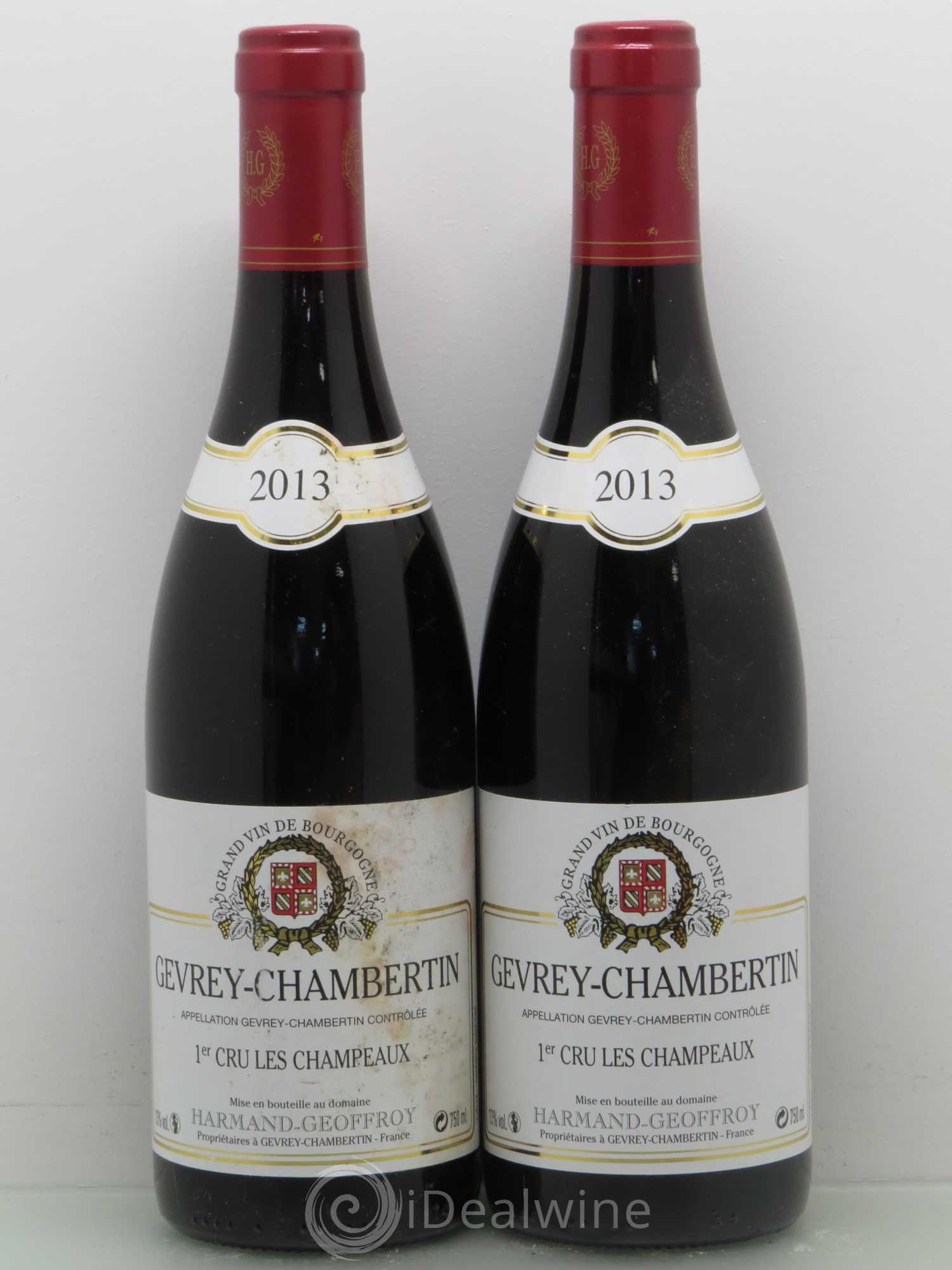 Gevrey-Chambertin 1er Cru Harmand Geoffrey Les Champeaux 2013 - Posten von 2 Flaschen - 0