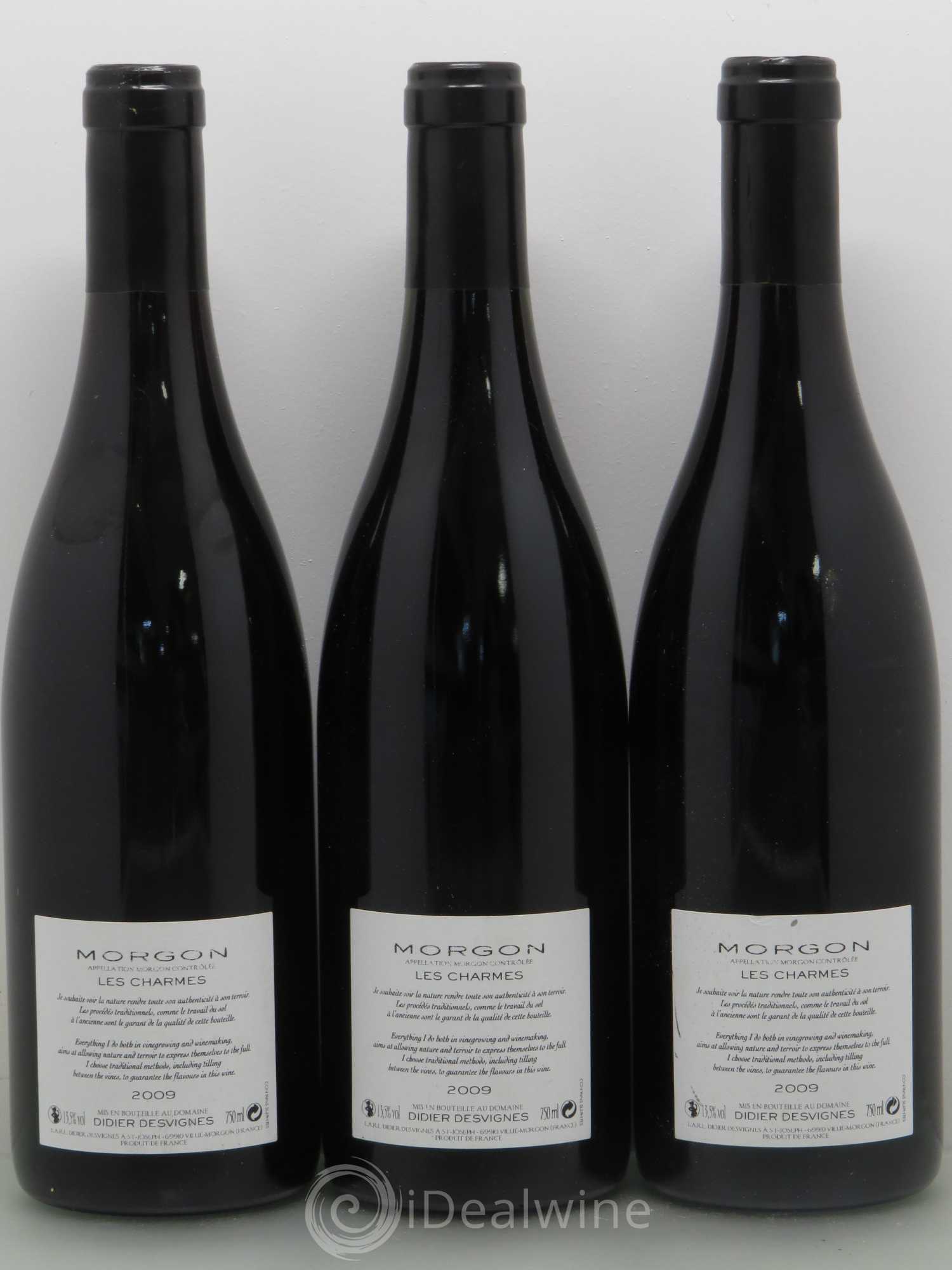 Morgon Didier Desvignes Les Charmes 2009 - Posten von 6 Flaschen - 4