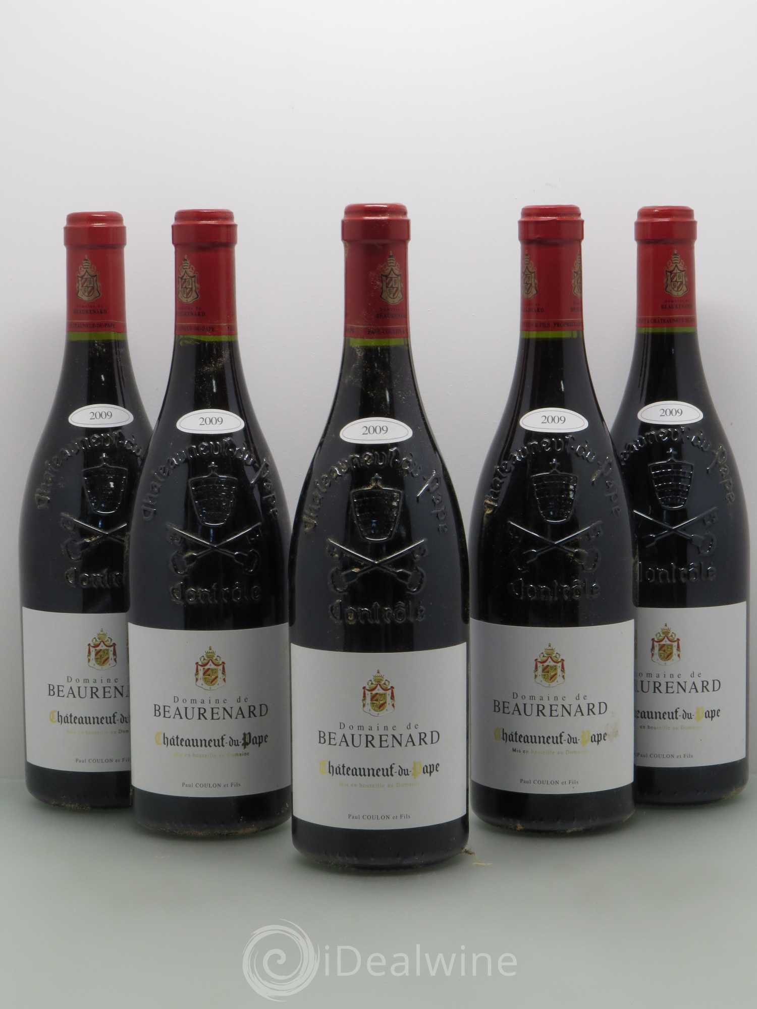 Châteauneuf-du-Pape Beaurenard (Domaine de) 2009 - Lot de 5 bouteilles - 0