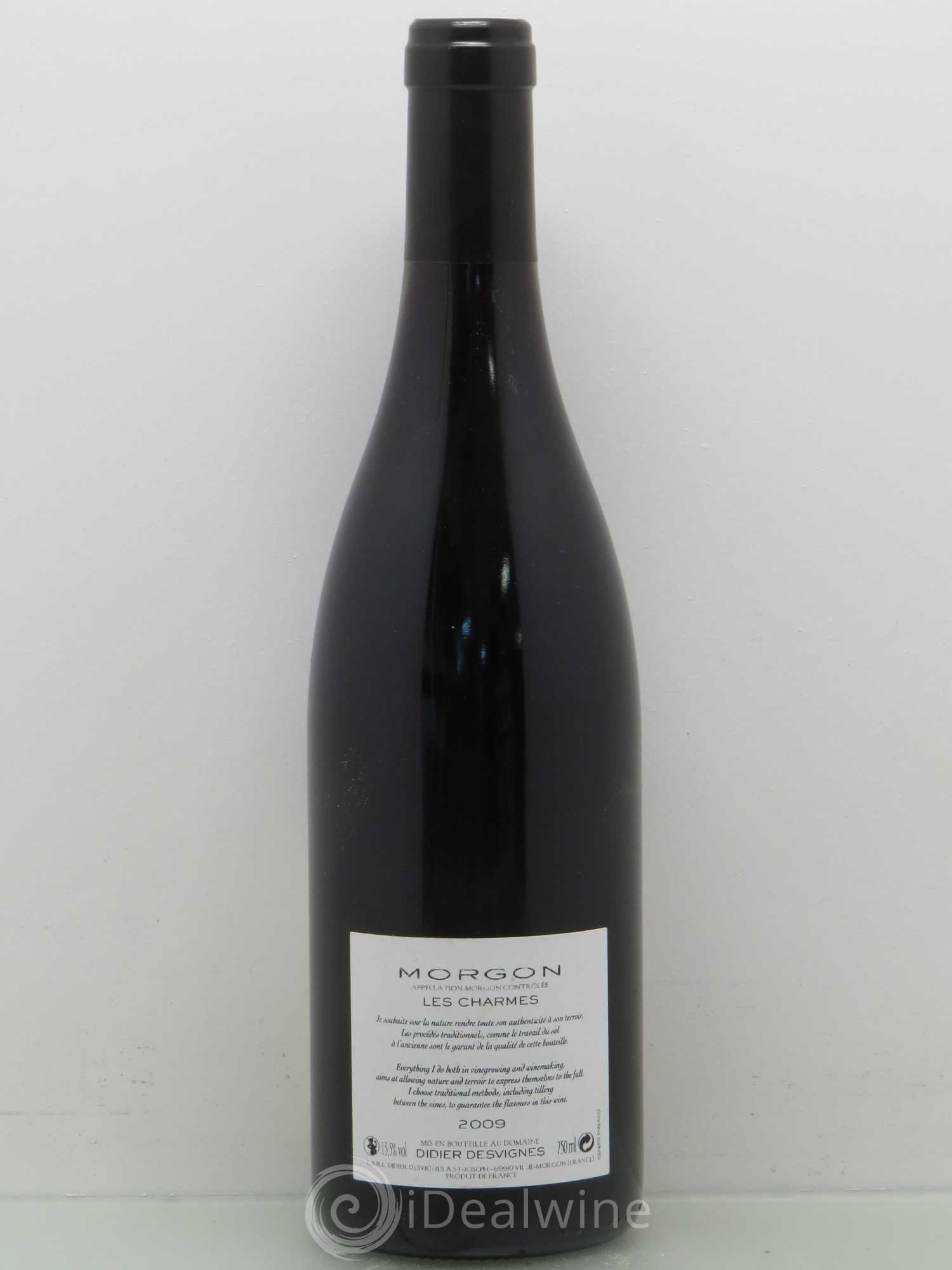 Morgon Didier Desvignes Les Charmes 2009 - Posten von 1 Flasche - 1