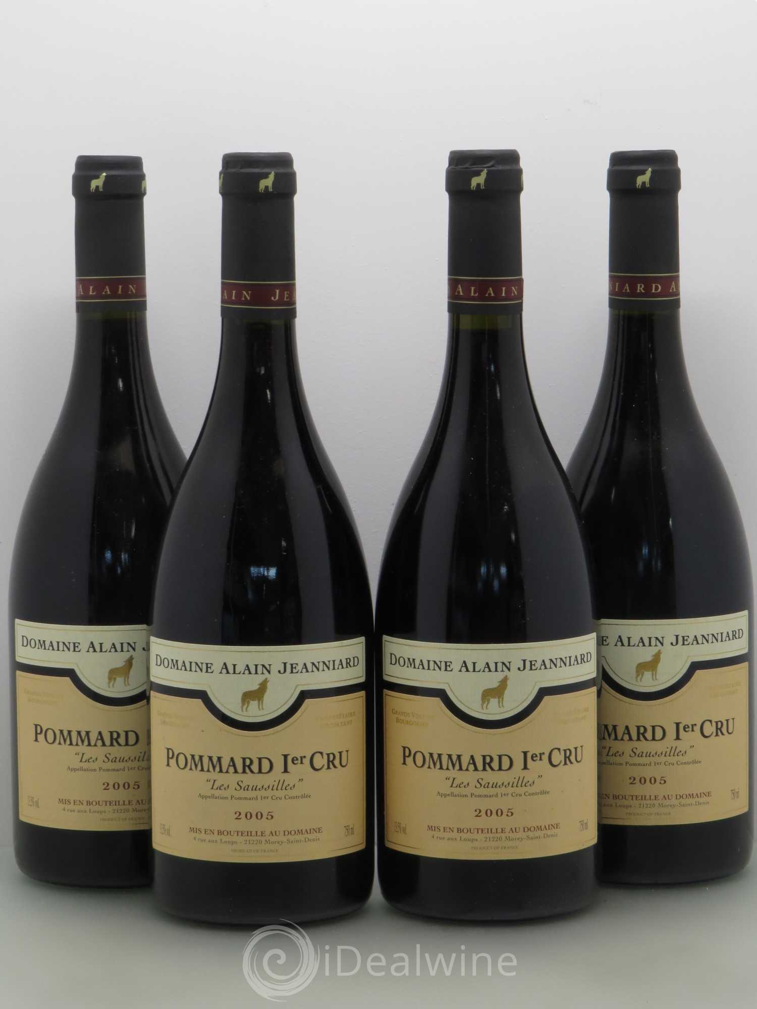 Pommard 1er Cru Jeanniard Les Saussilles 2005 - Posten von 4 Flaschen - 0