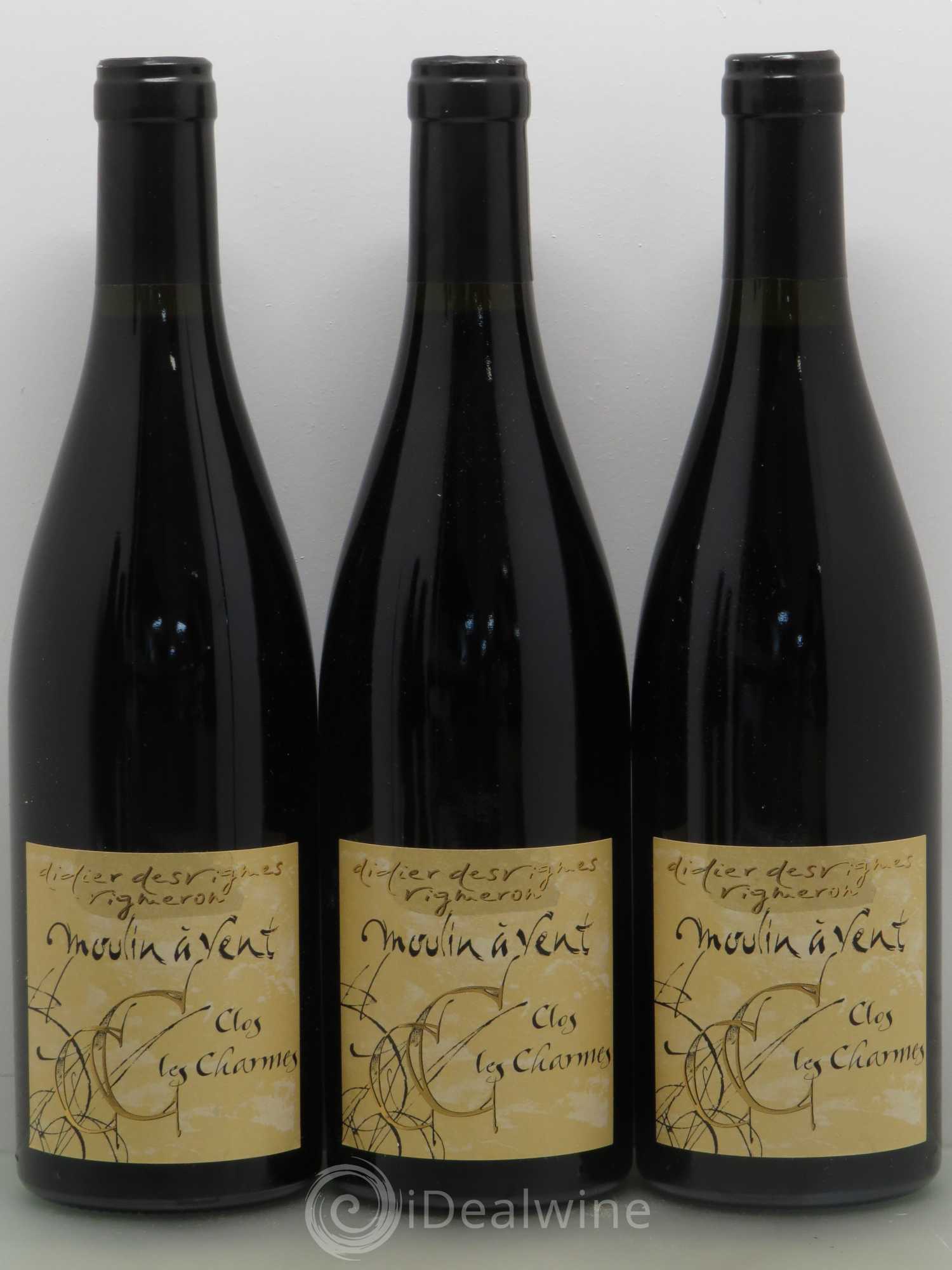 Moulin-à-Vent Didier Desvignes Clos les Charmes 2009 - Posten von 5 Flaschen - 1
