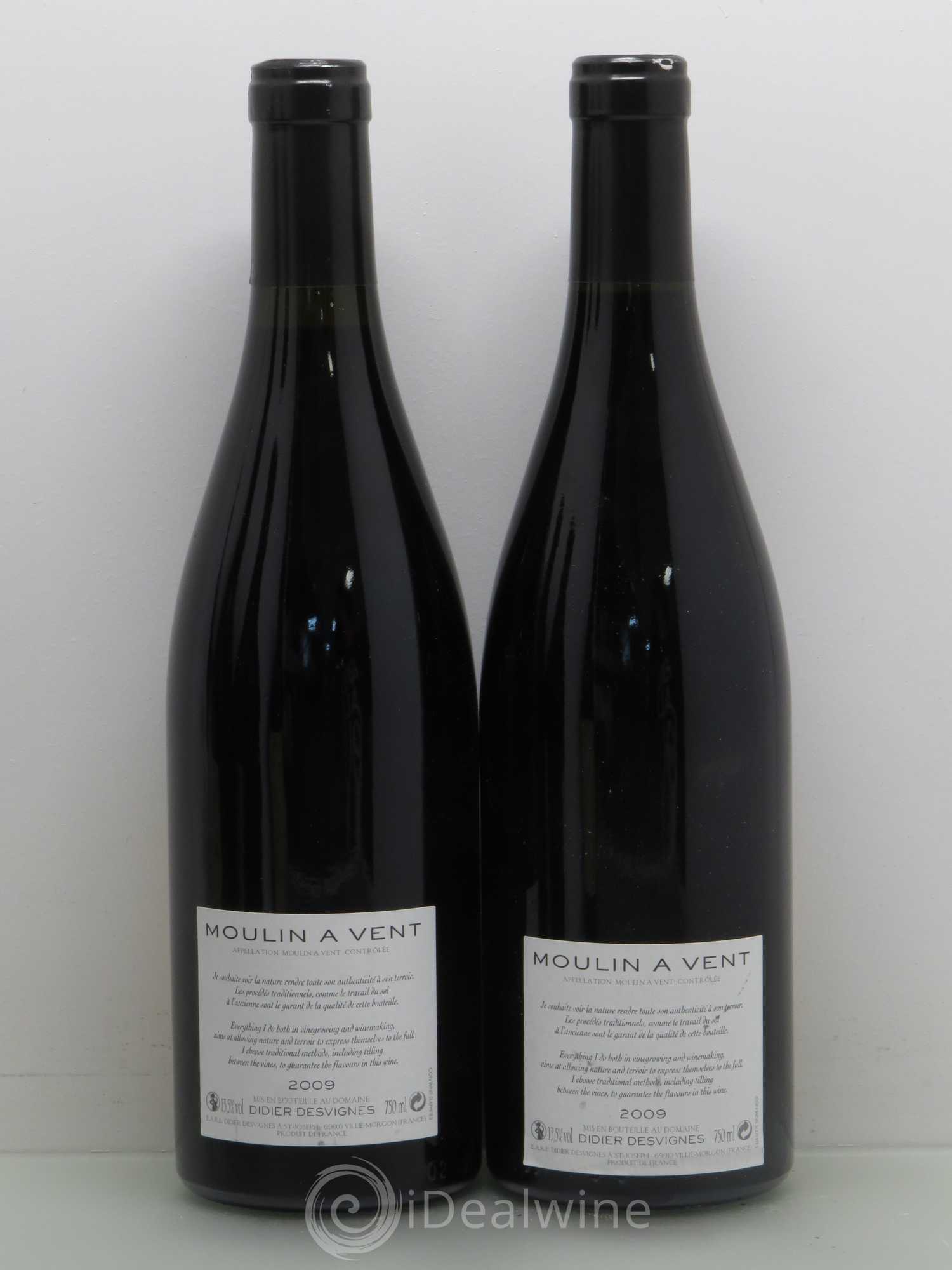 Moulin-à-Vent Didier Desvignes Clos les Charmes 2009 - Posten von 5 Flaschen - 4