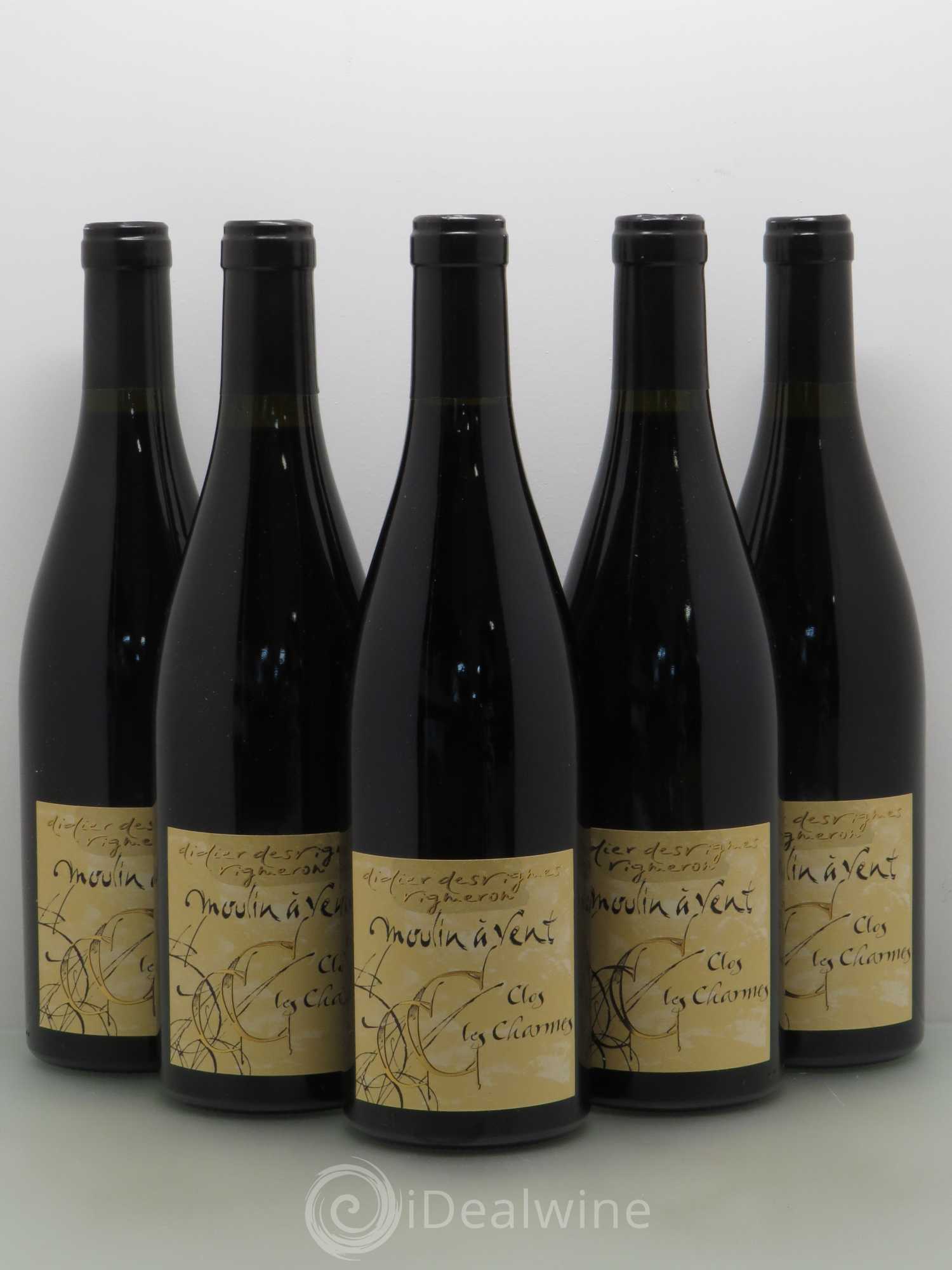 Moulin-à-Vent Didier Desvignes Clos les Charmes 2009 - Posten von 5 Flaschen - 0
