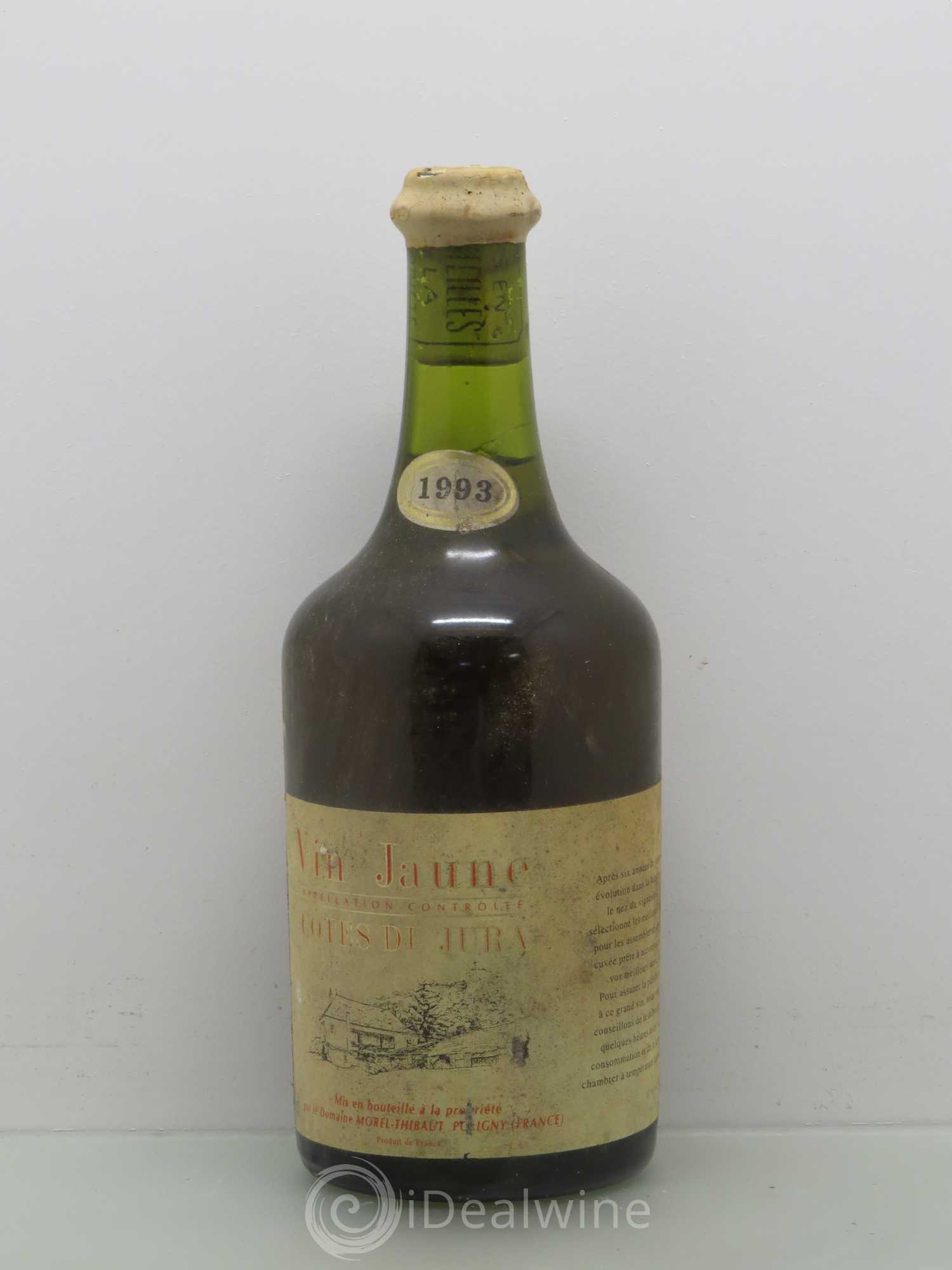 Arbois Vin Jaune Thibaut Morel 1993 - Lot de 1 bouteille - 0