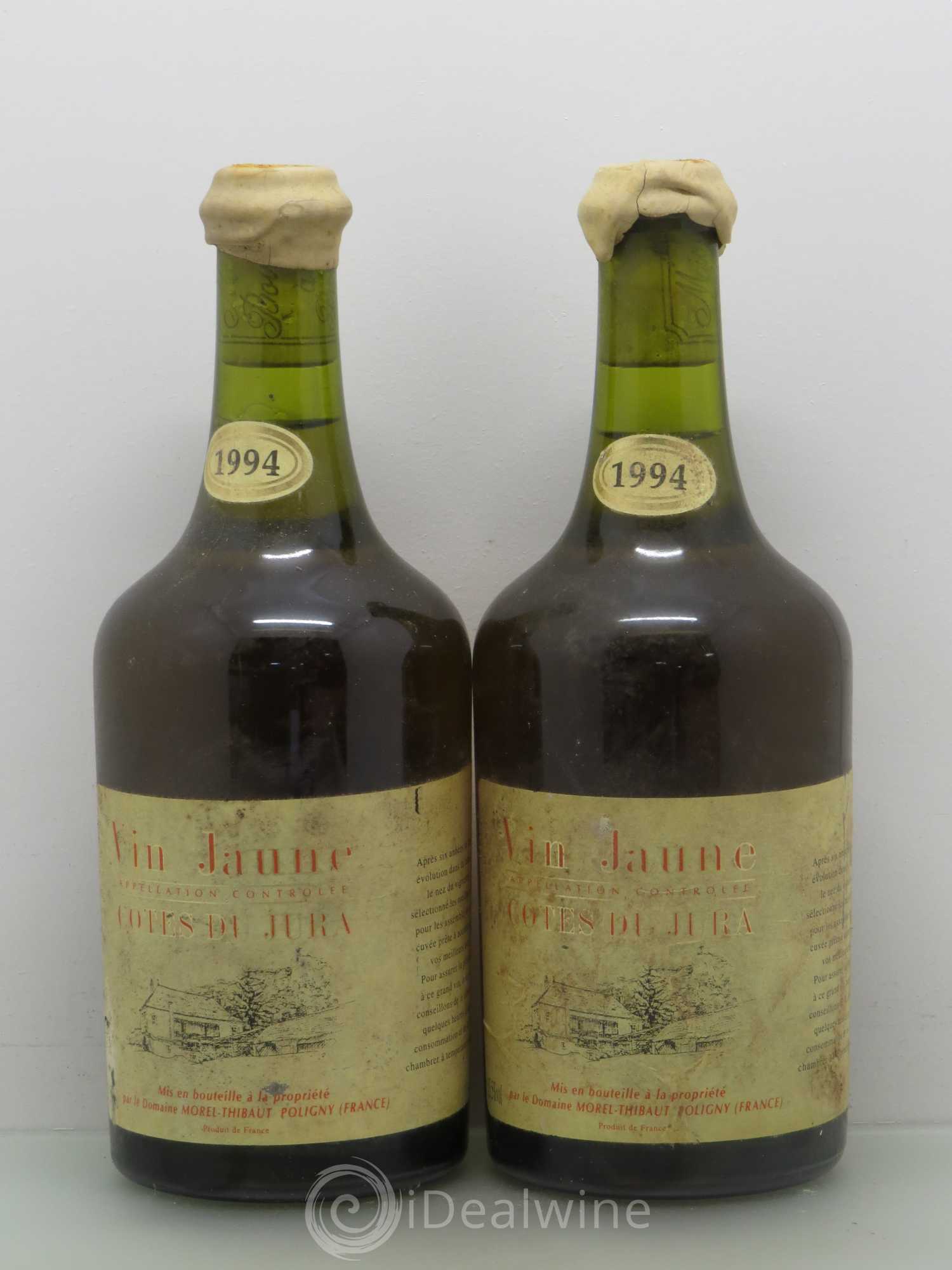 Arbois Vin Jaune Thibaut Morel 1994 - Lotto di 2 bottiglie - 0