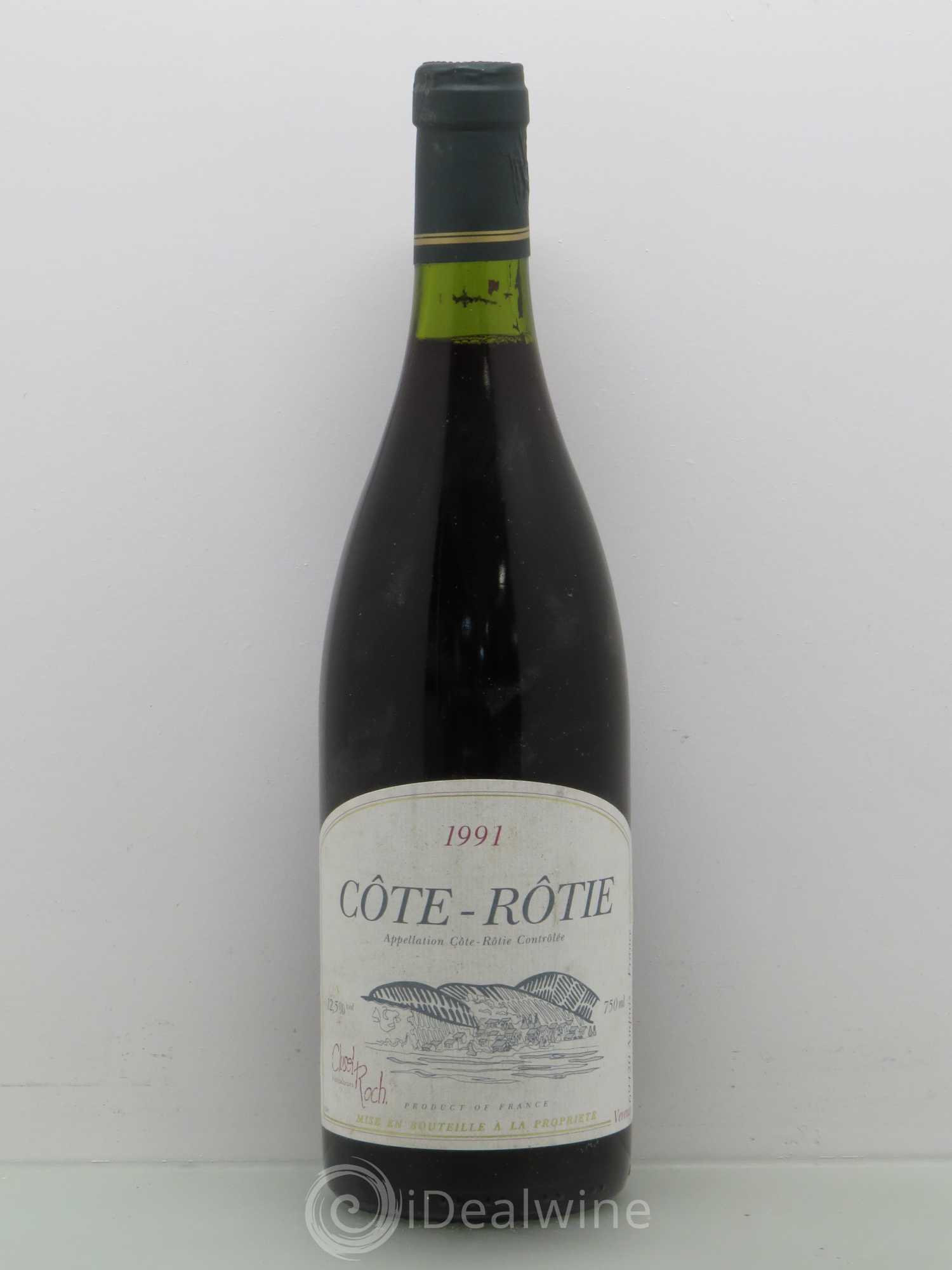 Côte-Rôtie Clusel-Roch 1991 - Lot de 1 bouteille - 0
