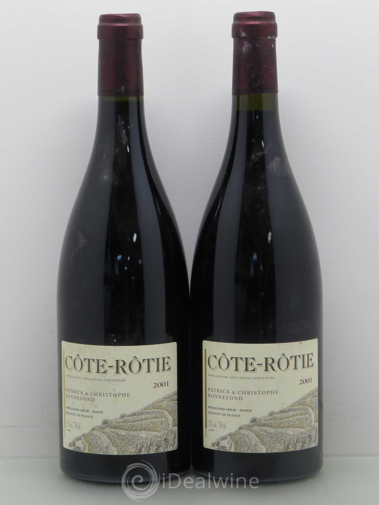 Côte-Rôtie Bonnefond 2001 - Posten von 2 Flaschen - 0