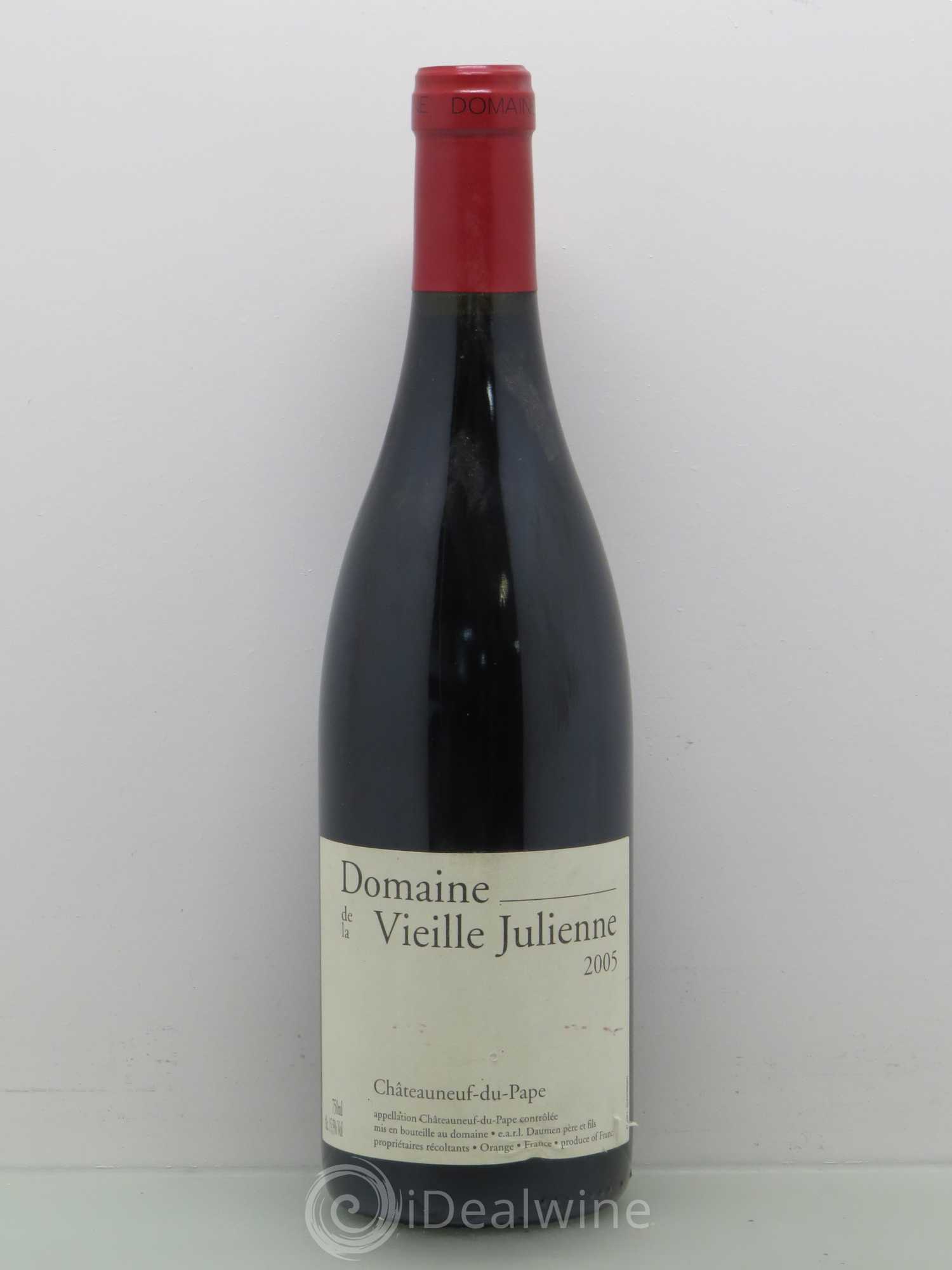 Châteauneuf-du-Pape Vieille Julienne (Domaine de la) Jean-Paul Daumen 2005 - Lot de 1 bouteille - 0