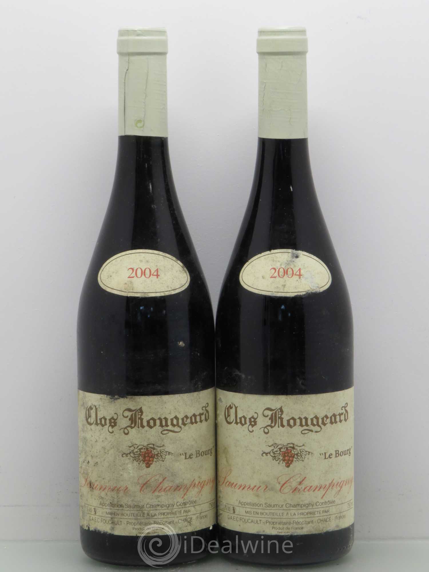 Saumur-Champigny Le Bourg Clos Rougeard 2004 - Lot de 2 bouteilles - 0