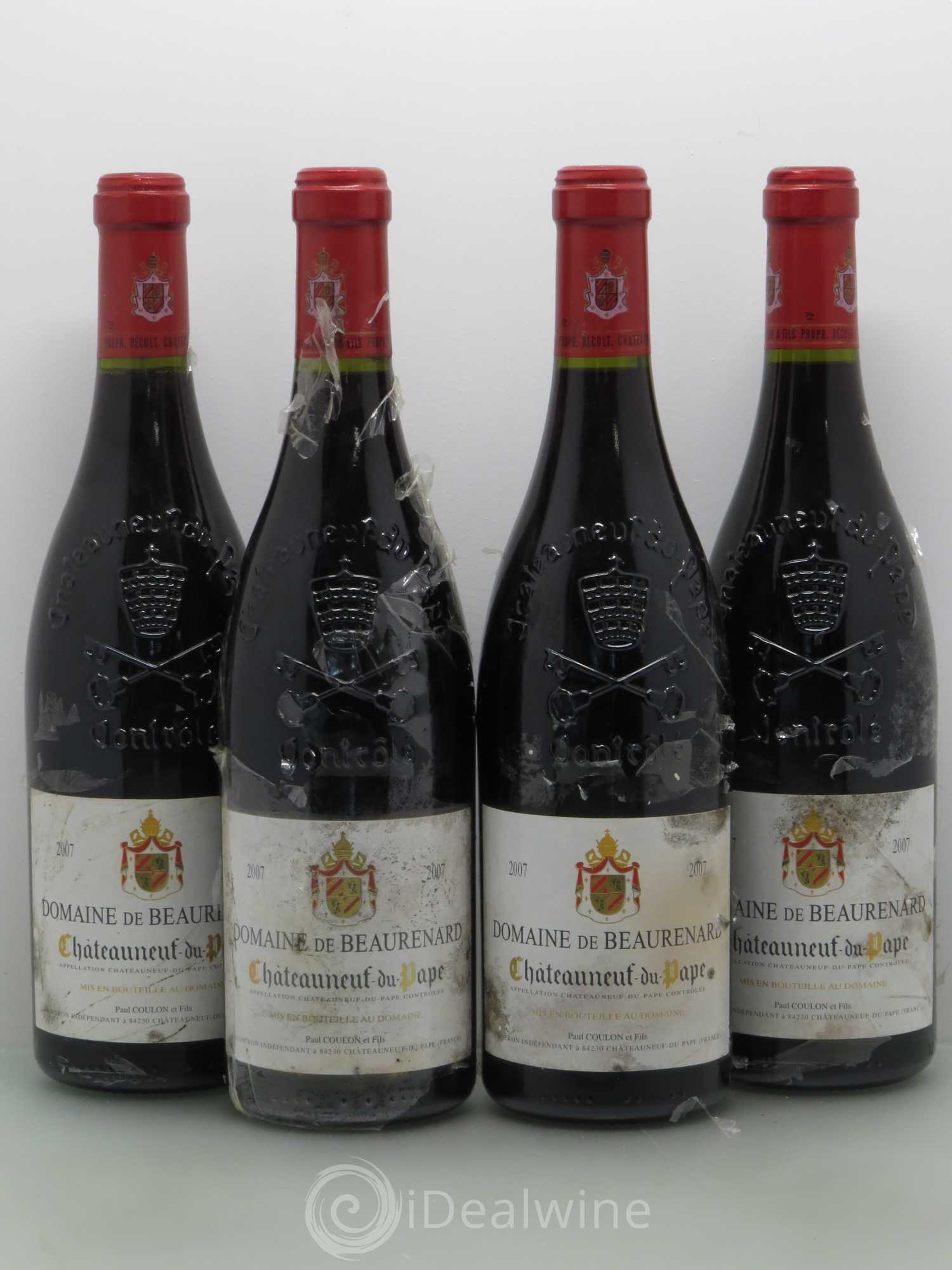 Châteauneuf-du-Pape Beaurenard (Domaine de) 2007 - Lot de 4 bouteilles - 0