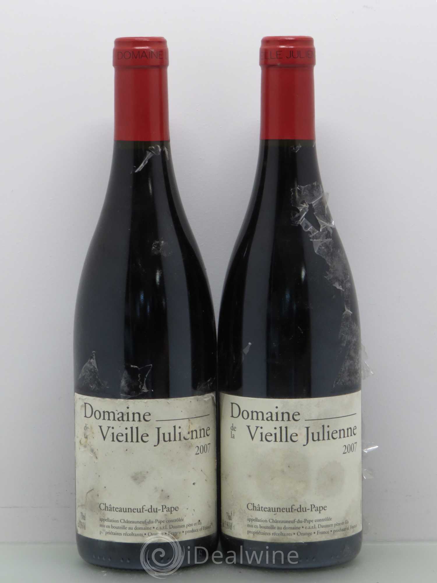 Châteauneuf-du-Pape Vieille Julienne (Domaine de la) Jean-Paul Daumen 2007 - Lot de 2 bouteilles - 0