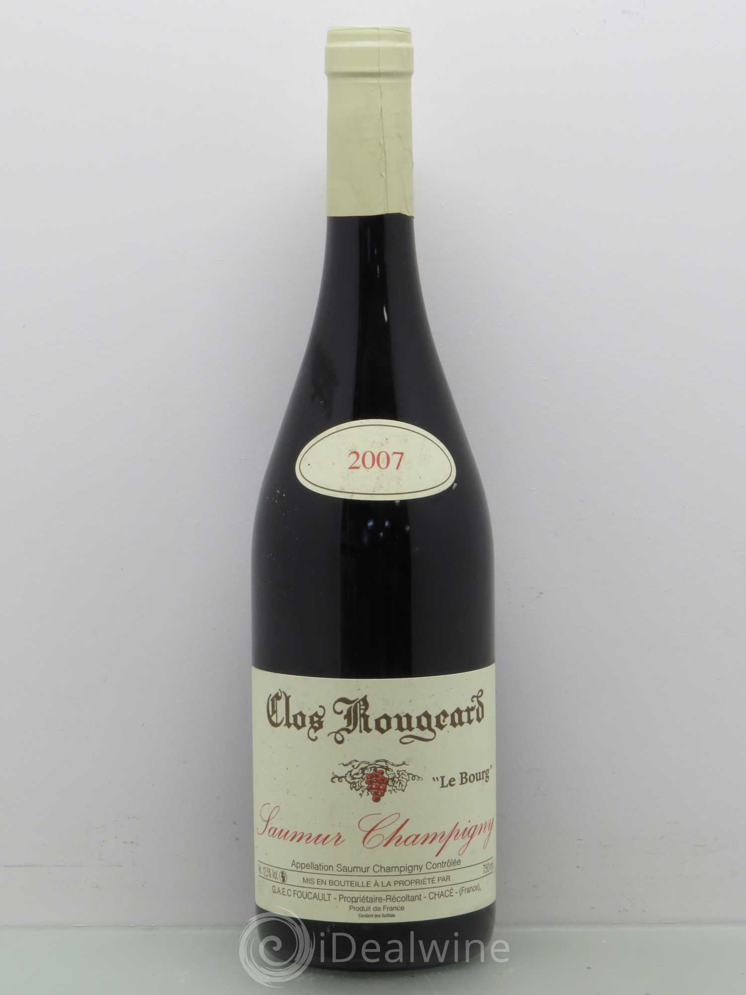 Saumur-Champigny Le Bourg Clos Rougeard 2007 - Lot de 1 bouteille - 0