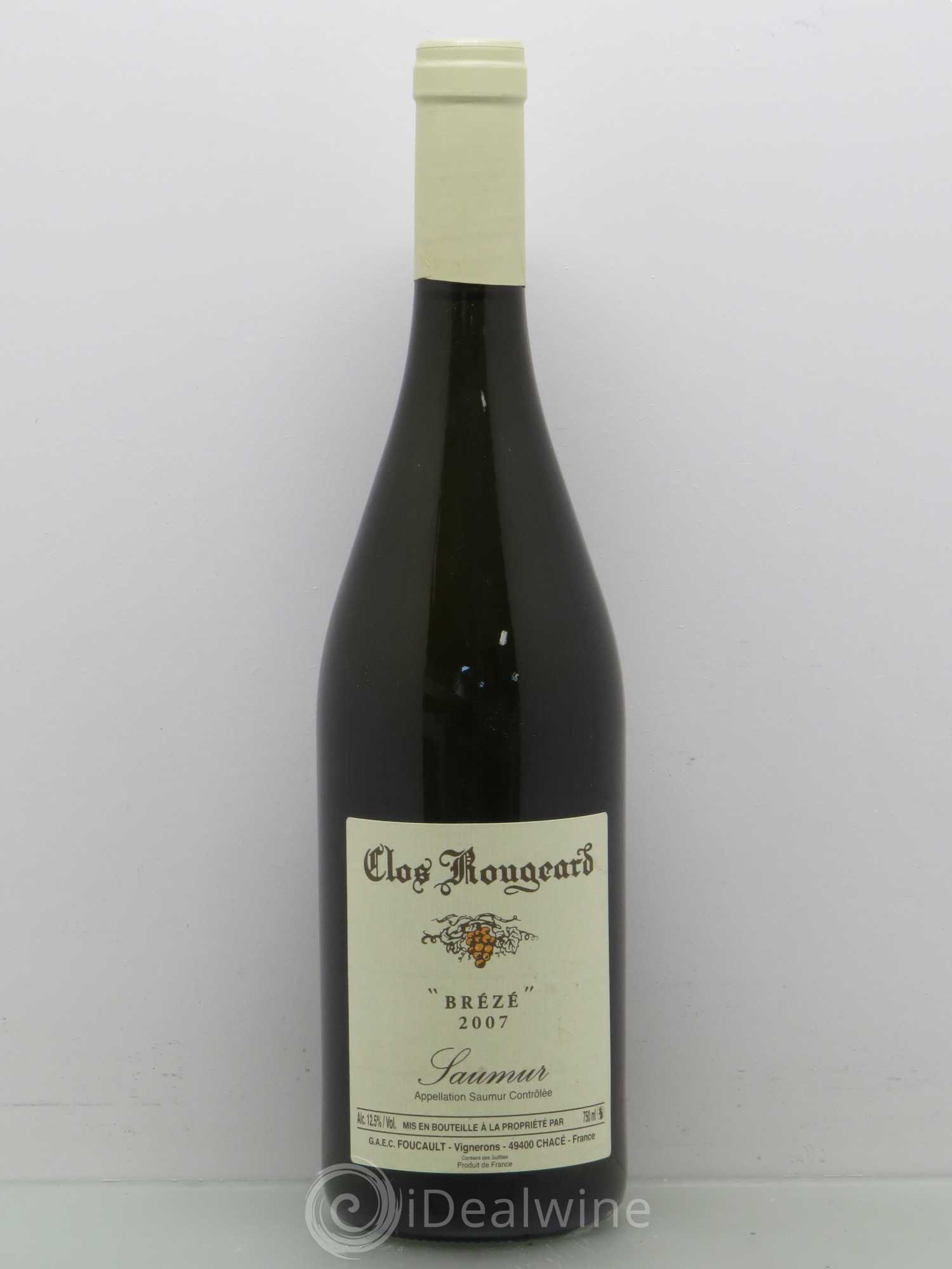 Saumur Brézé Clos Rougeard 2007 - Lot de 1 bouteille - 0