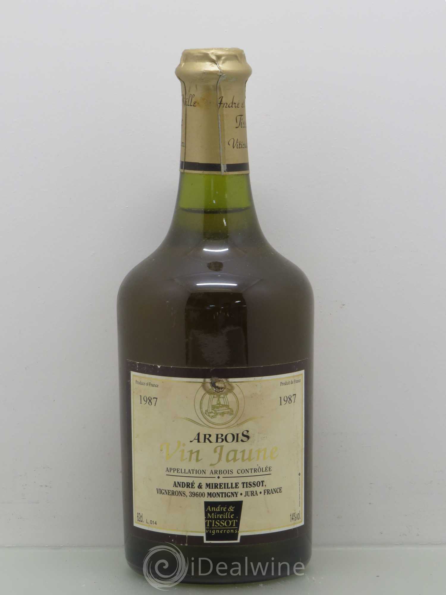 Arbois Vin Jaune Tissot 1987 - Lot de 1 bouteille - 0