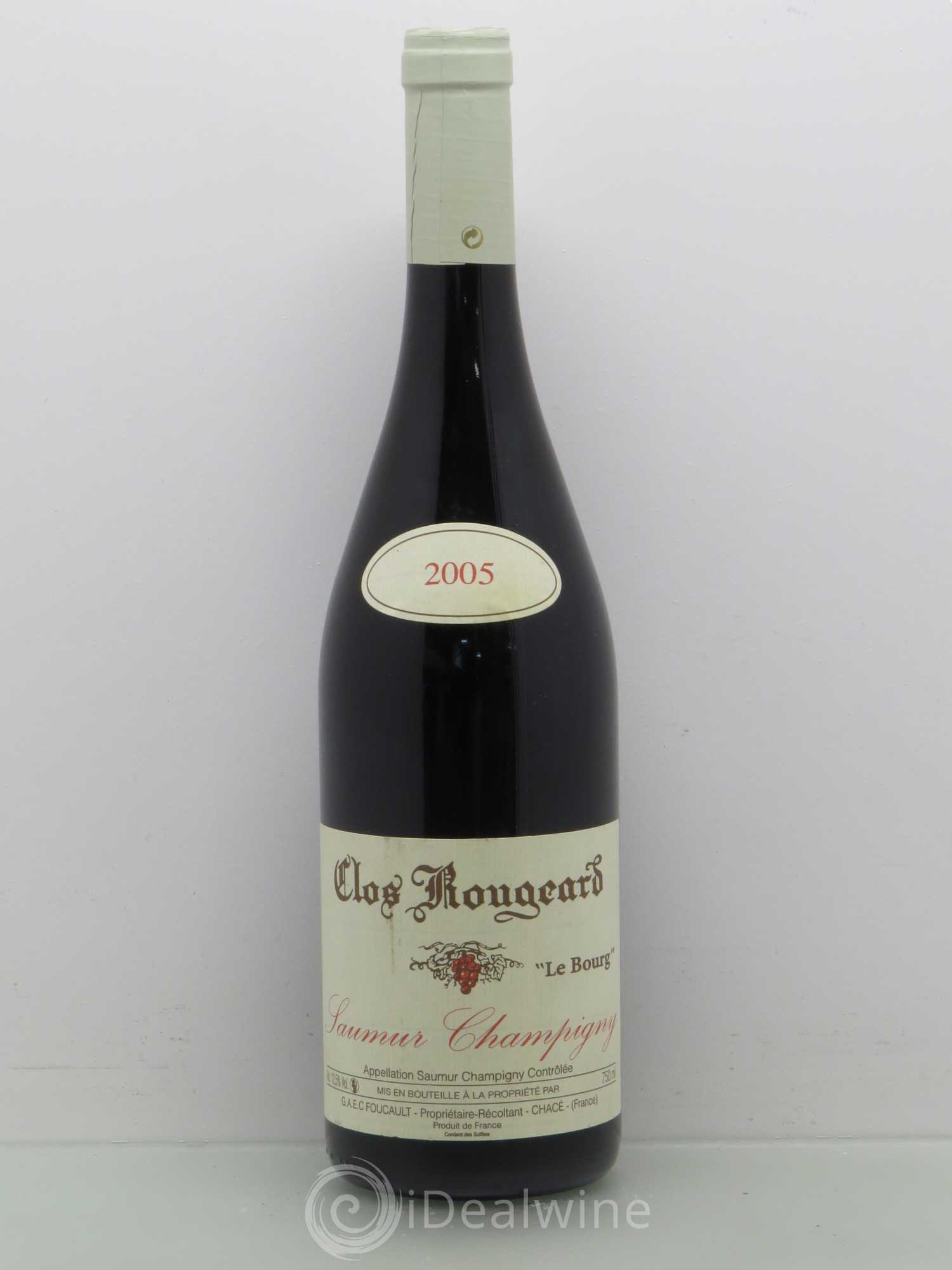 Saumur-Champigny Le Bourg Clos Rougeard 2005 - Lot de 1 bouteille - 0