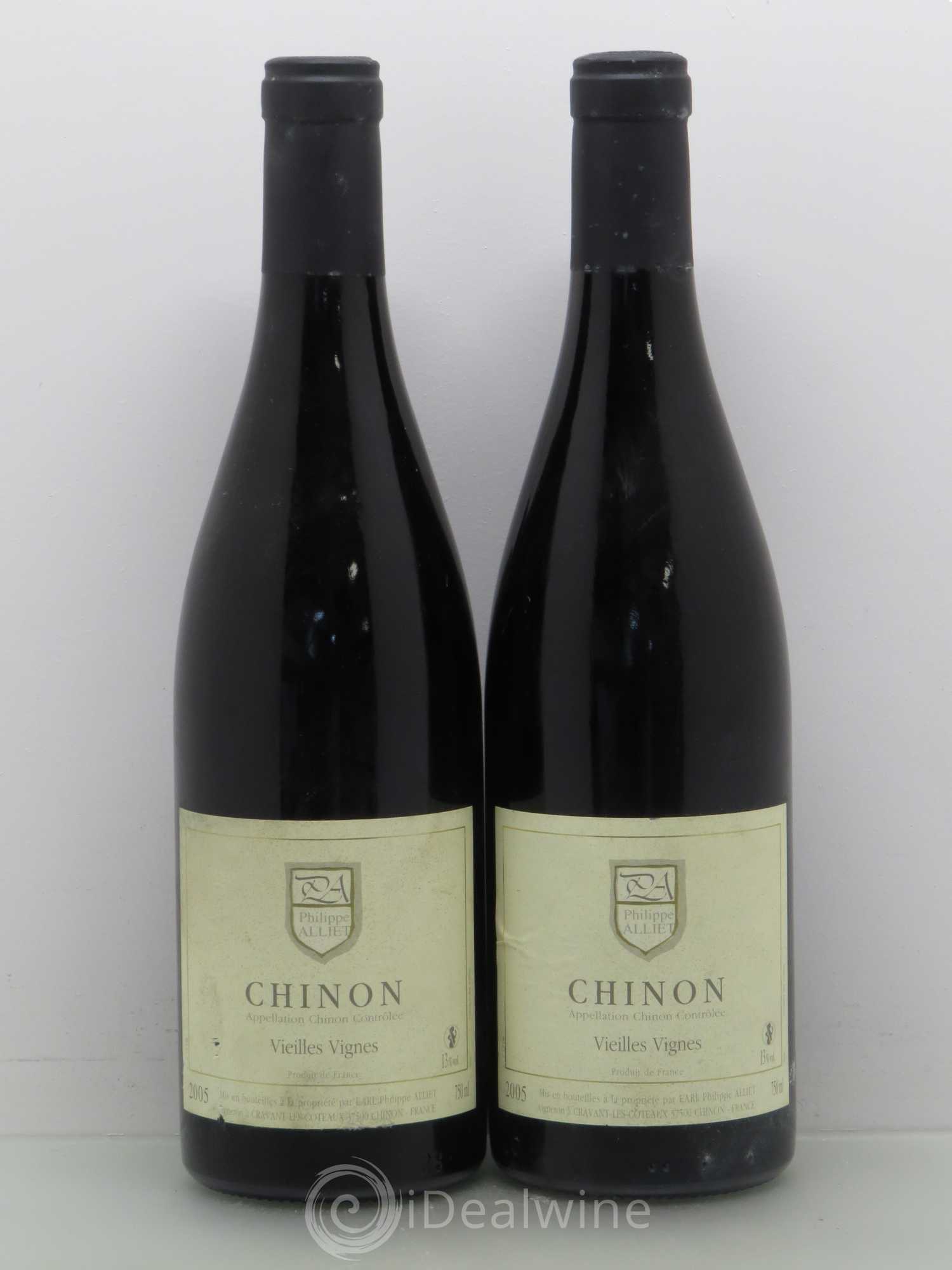 Chinon Vieilles Vignes Philippe Alliet 2005 - Lot de 5 bouteilles - 2