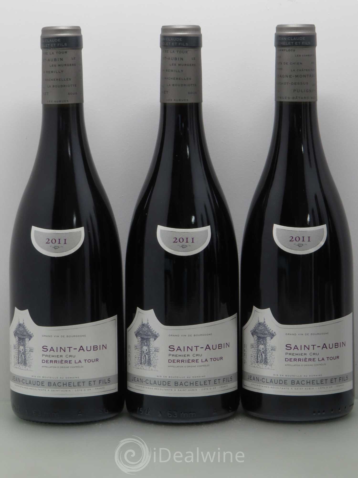 Saint-Aubin 1er Cru JC Bachelet Derriere La Tour 2011 - Posten von 6 Flaschen - 1