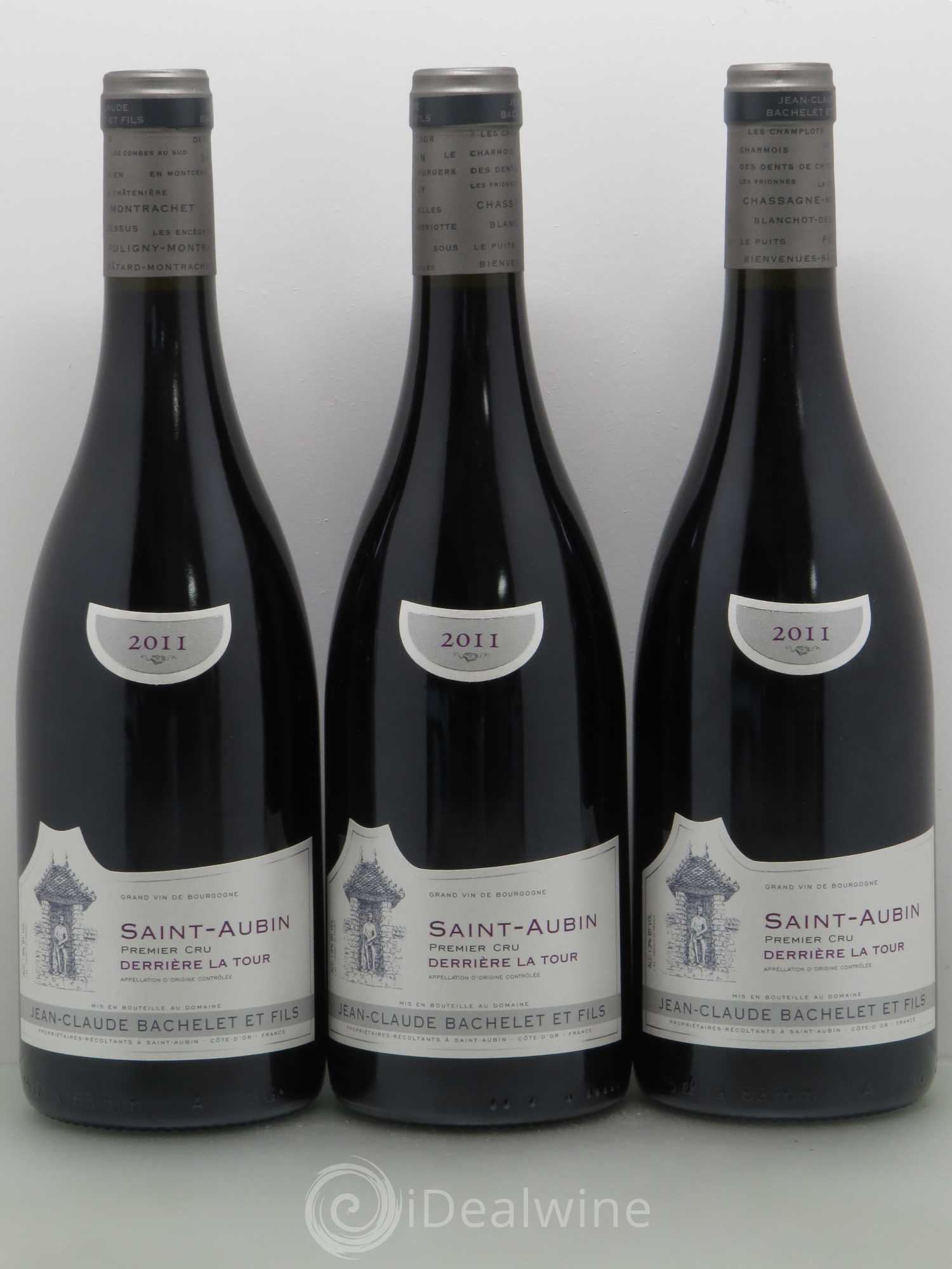 Saint-Aubin 1er Cru JC Bachelet Derriere La Tour 2011 - Posten von 6 Flaschen - 2