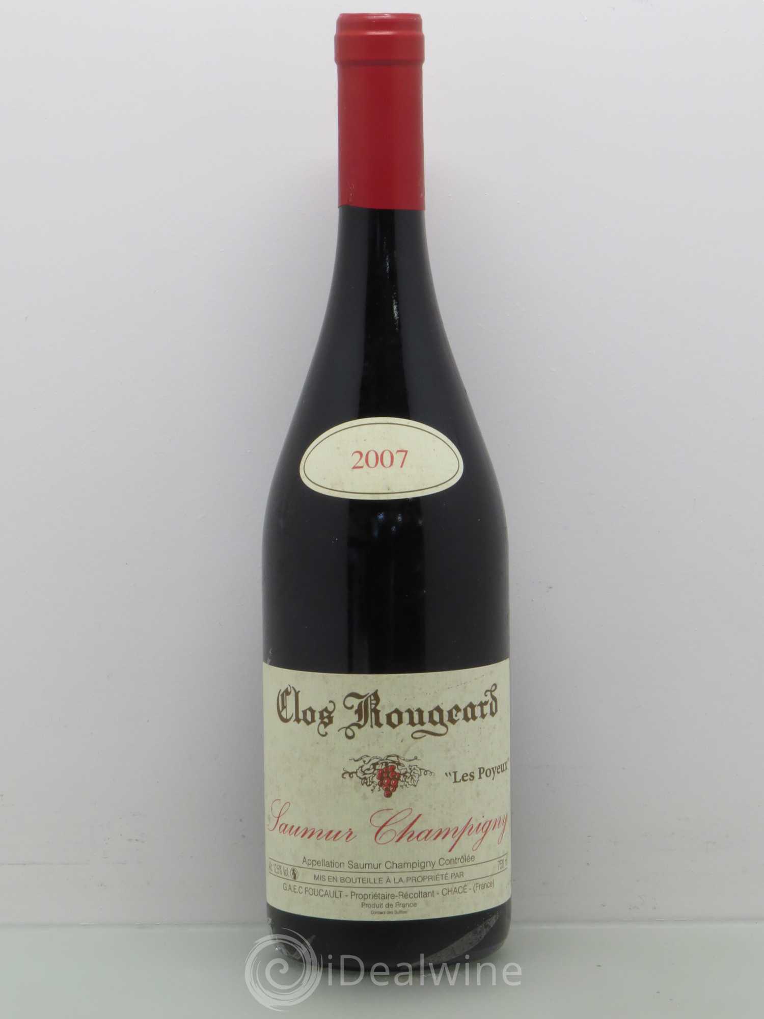 Saumur-Champigny Les Poyeux Clos Rougeard 2007 - Lot de 1 bouteille - 0