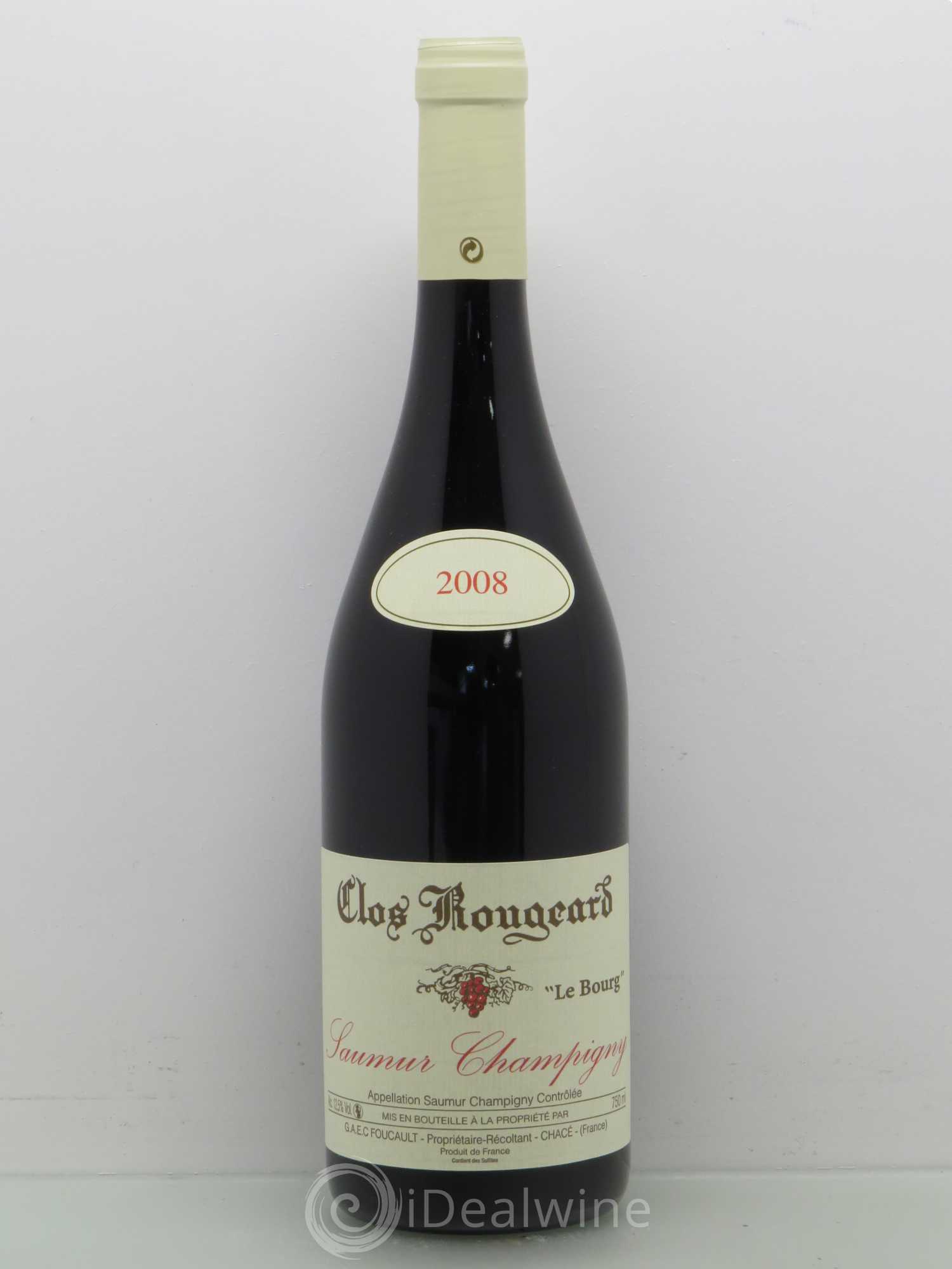 Saumur-Champigny Le Bourg Clos Rougeard 2008 - Lot de 1 bouteille - 0
