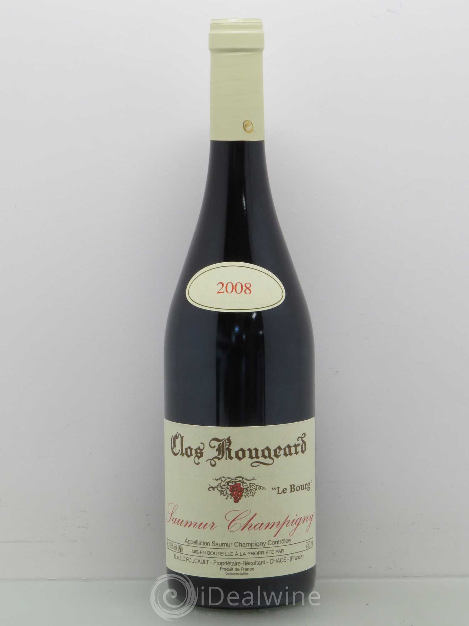 Saumur-Champigny Le Bourg Clos Rougeard 2008 - Lot de 1 bouteille - 0