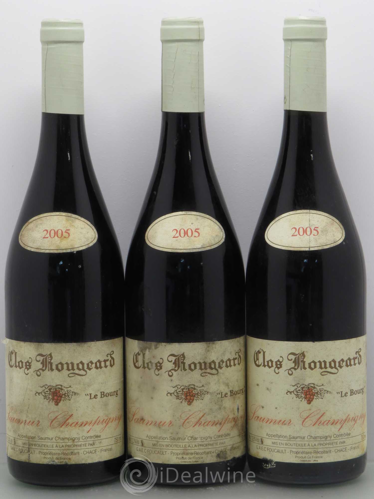 Saumur-Champigny Le Bourg Clos Rougeard 2005 - Lot de 3 bouteilles - 0
