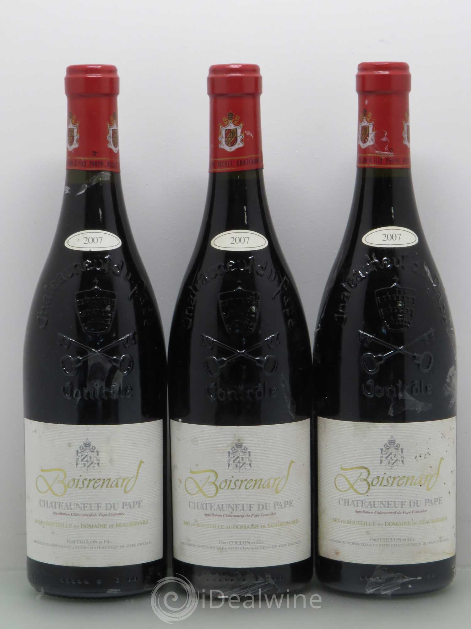 Châteauneuf-du-Pape Cuvée Boisrenard Beaurenard (Domaine de) 2007 - Lot de 3 bouteilles - 0