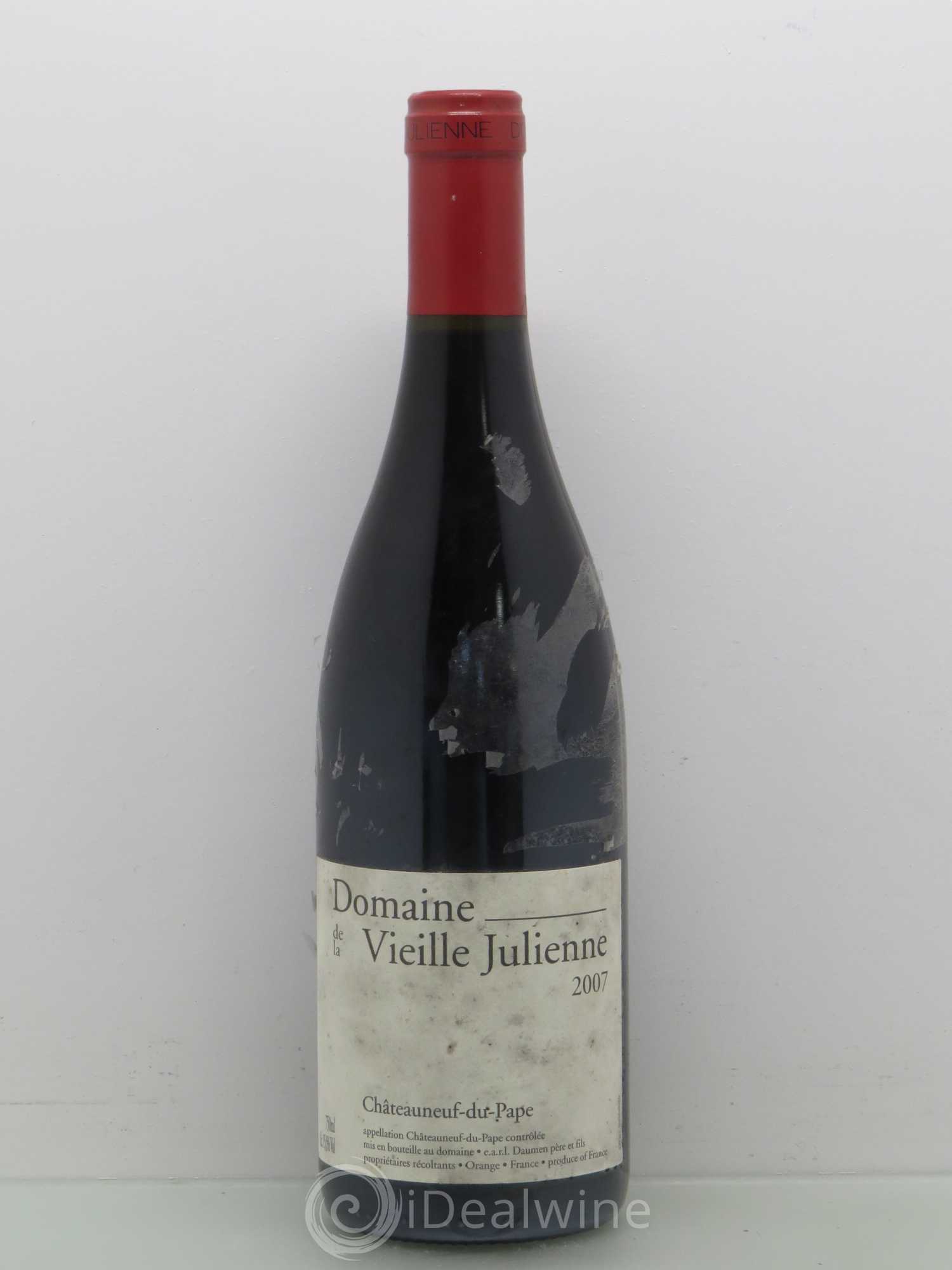 Châteauneuf-du-Pape Vieille Julienne (Domaine de la) Jean-Paul Daumen 2007 - Lot de 1 bouteille - 0