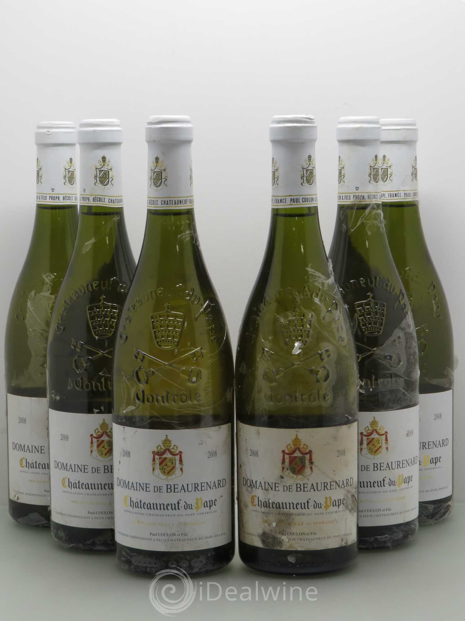 Châteauneuf-du-Pape Beaurenard (Domaine de) 2008 - Lotto di 6 bottiglie - 0