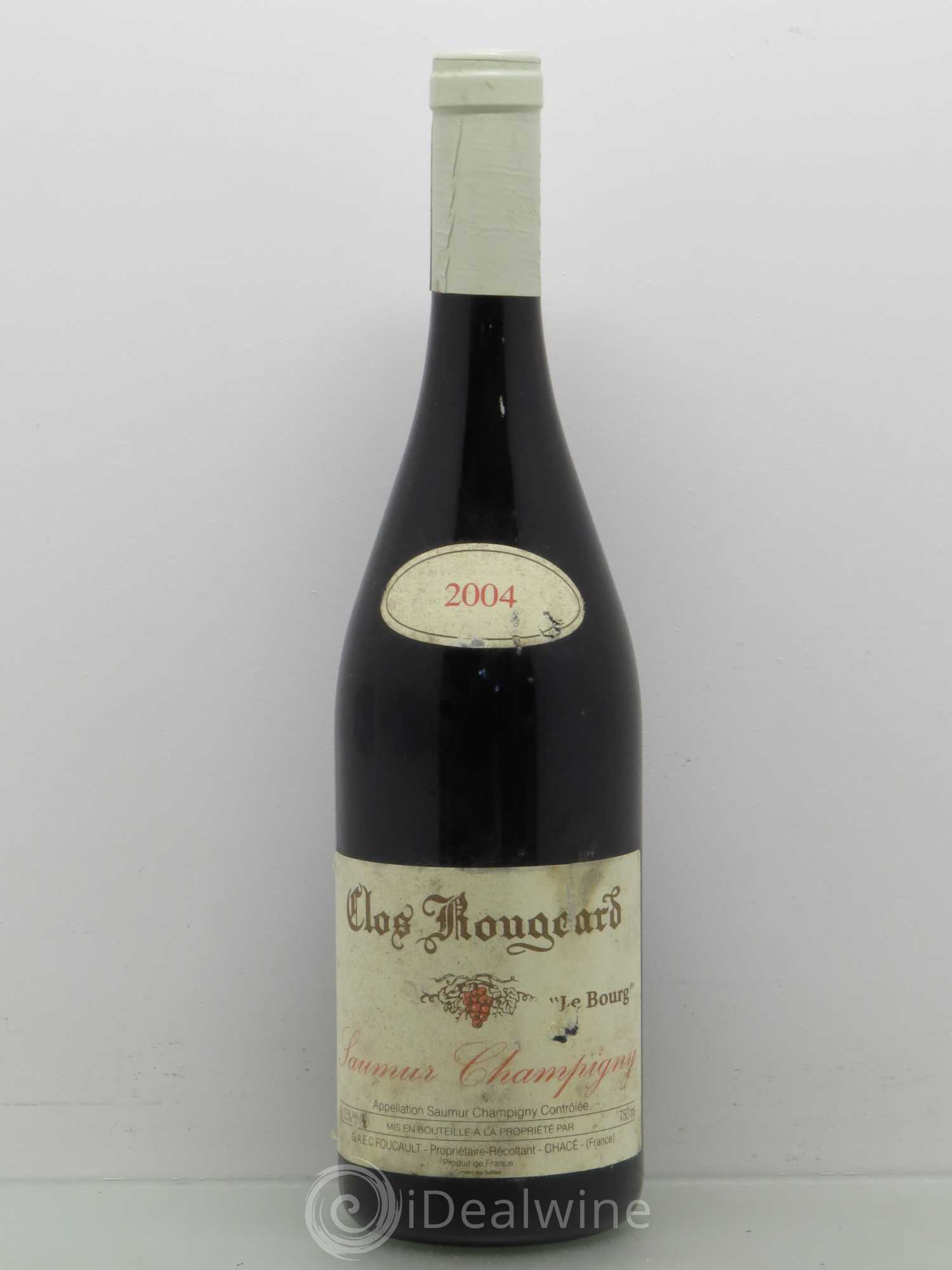 Saumur-Champigny Le Bourg Clos Rougeard 2004 - Lot de 1 bouteille - 0