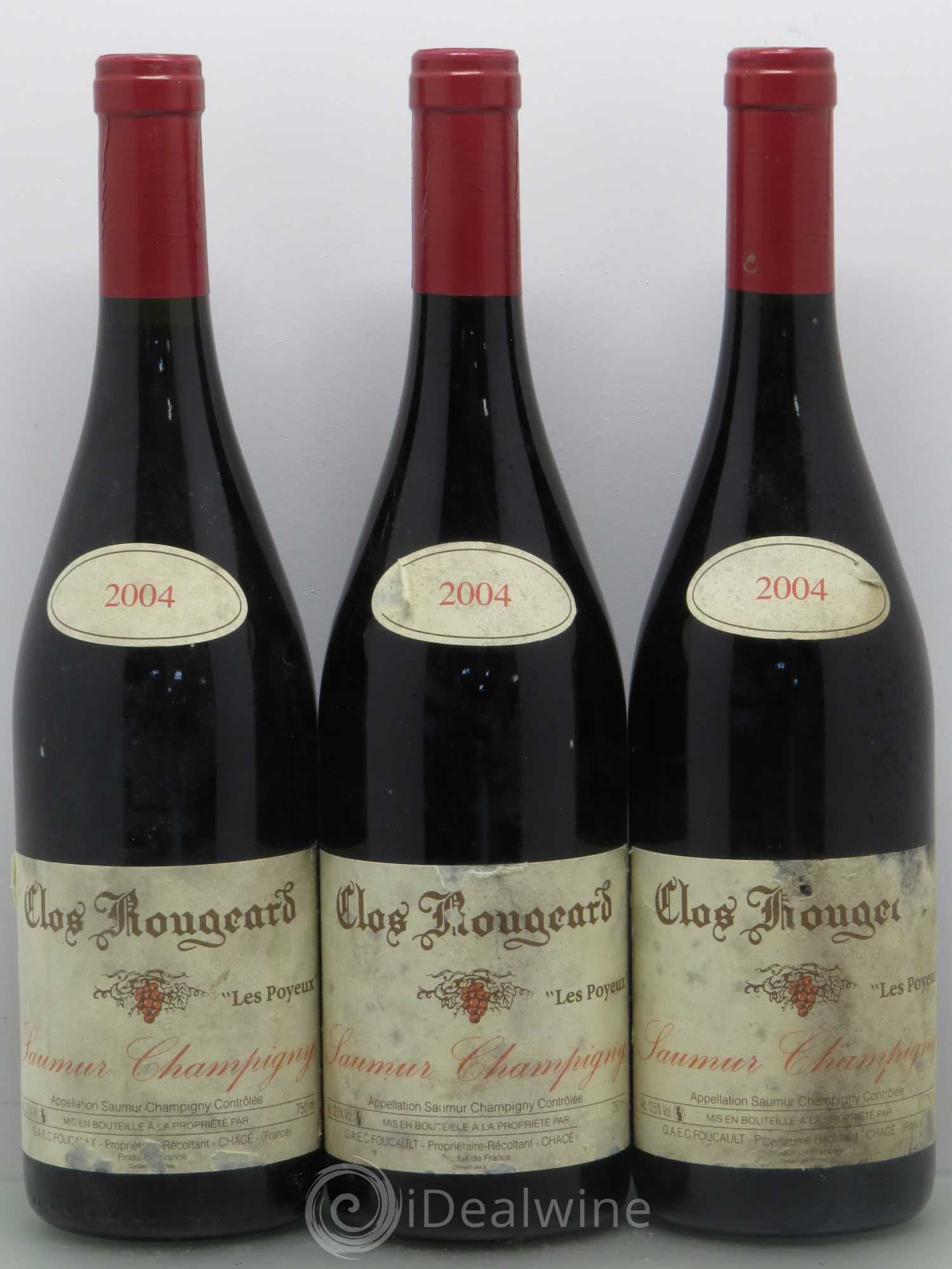 Saumur-Champigny Les Poyeux Clos Rougeard 2004 - Lot de 3 bouteilles - 0