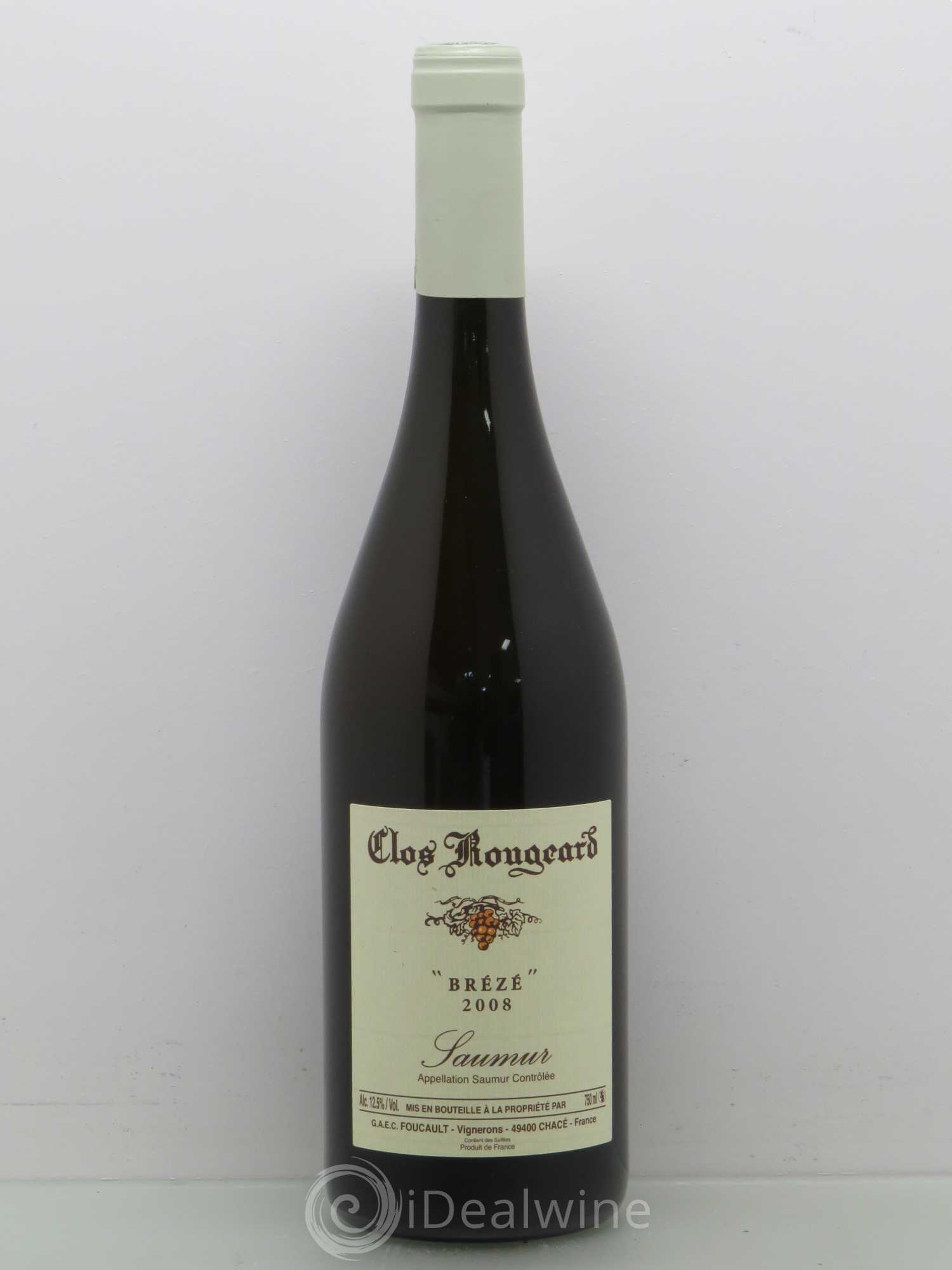 Saumur Brézé Clos Rougeard 2008 - Posten von 1 Flasche - 0