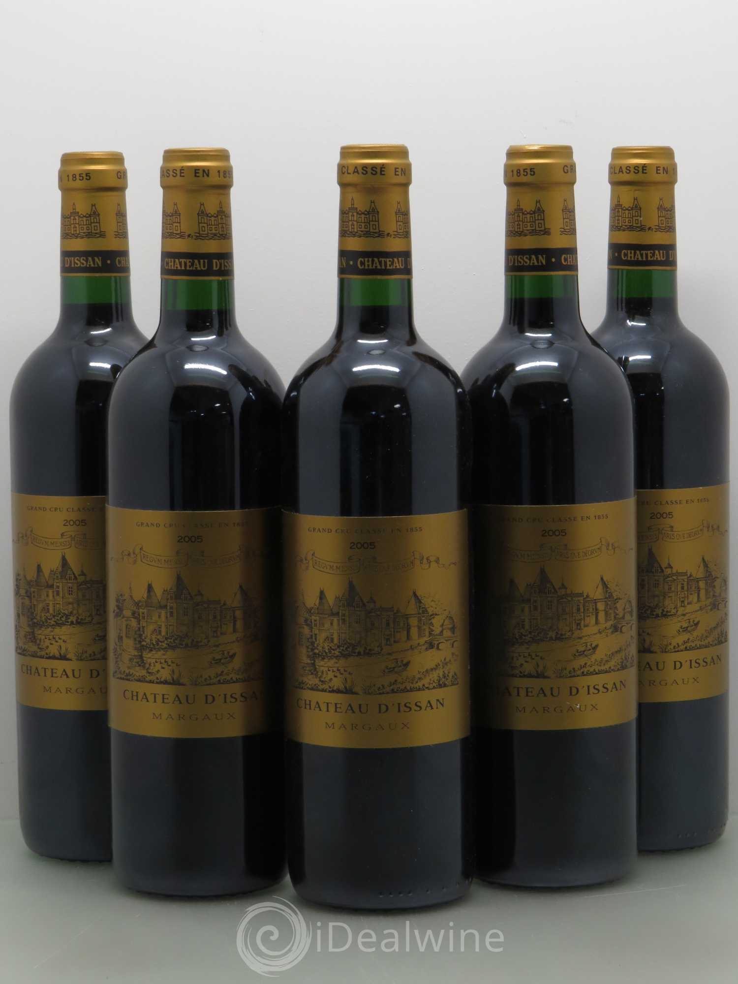 Château d'Issan 3ème Grand Cru Classé 2005 - Lot de 5 bouteilles - 0